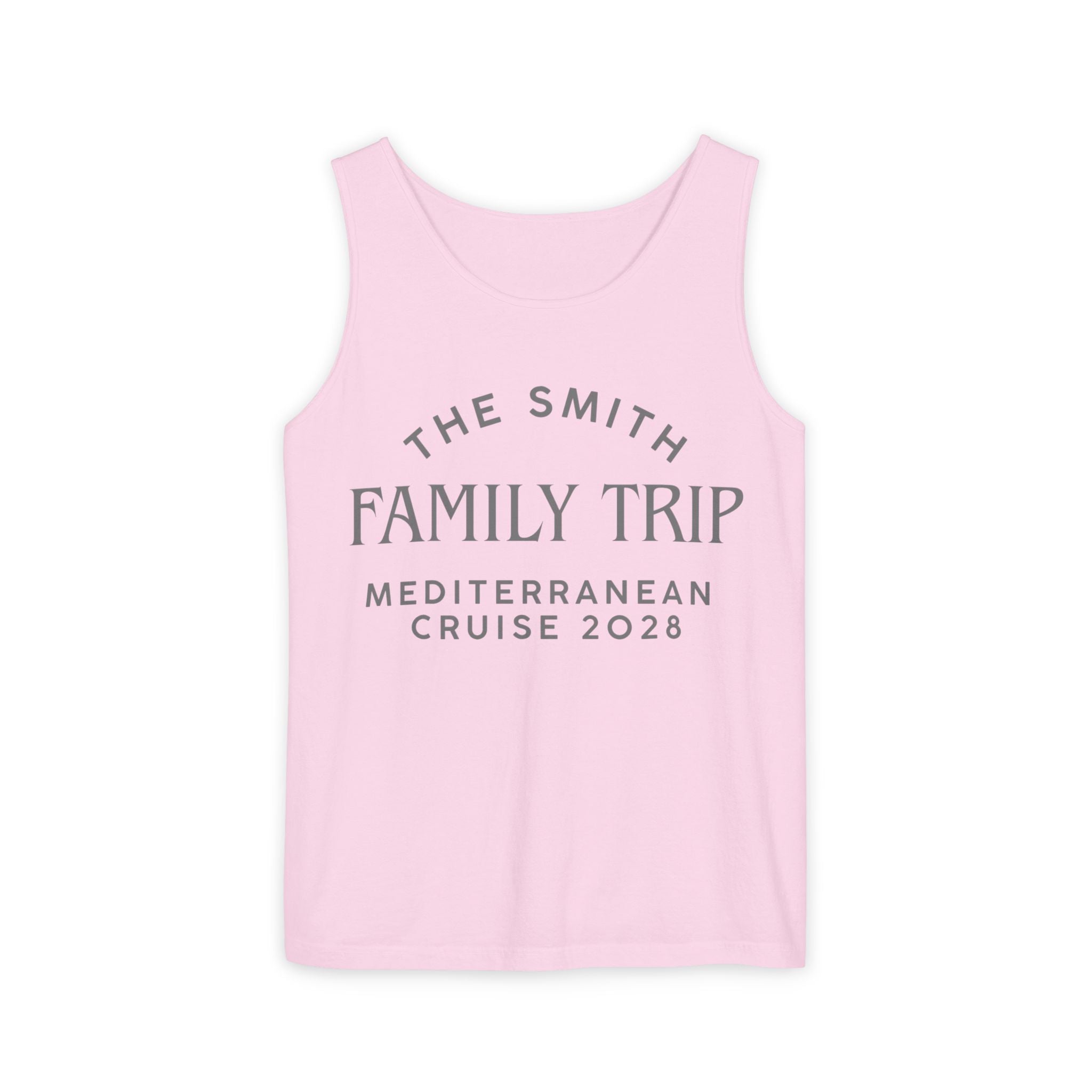 Personalized Arched Text Tank Top - Suite Escape