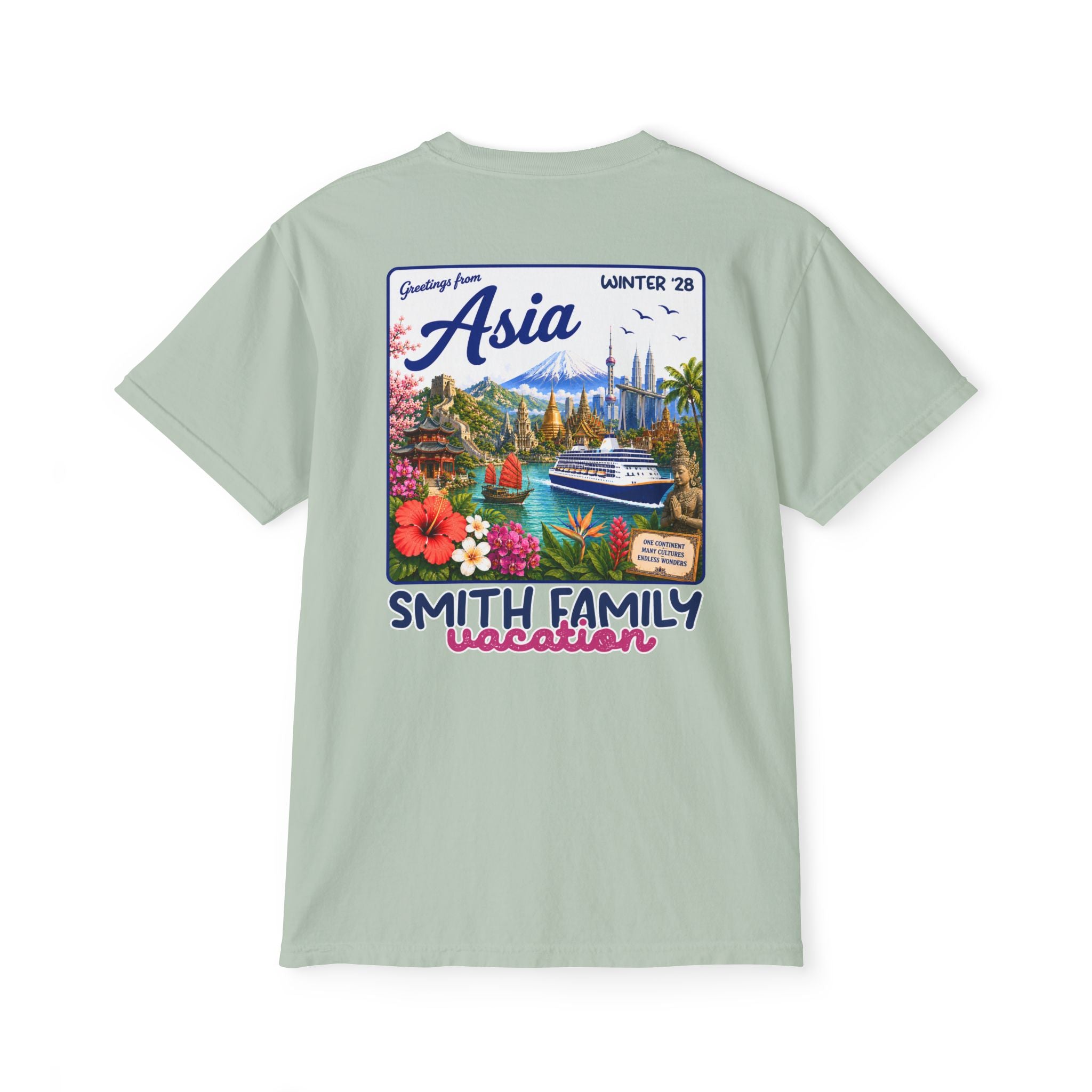 Greetings from Asia Pocket Tee - Suite Escape