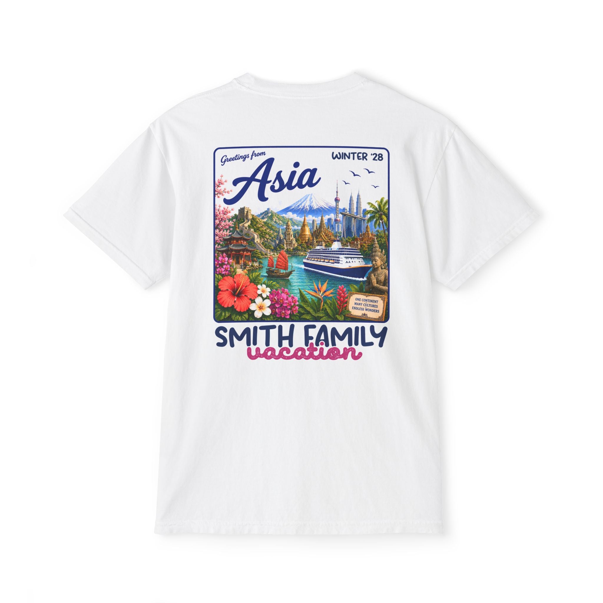 Greetings from Asia Pocket Tee - Suite Escape