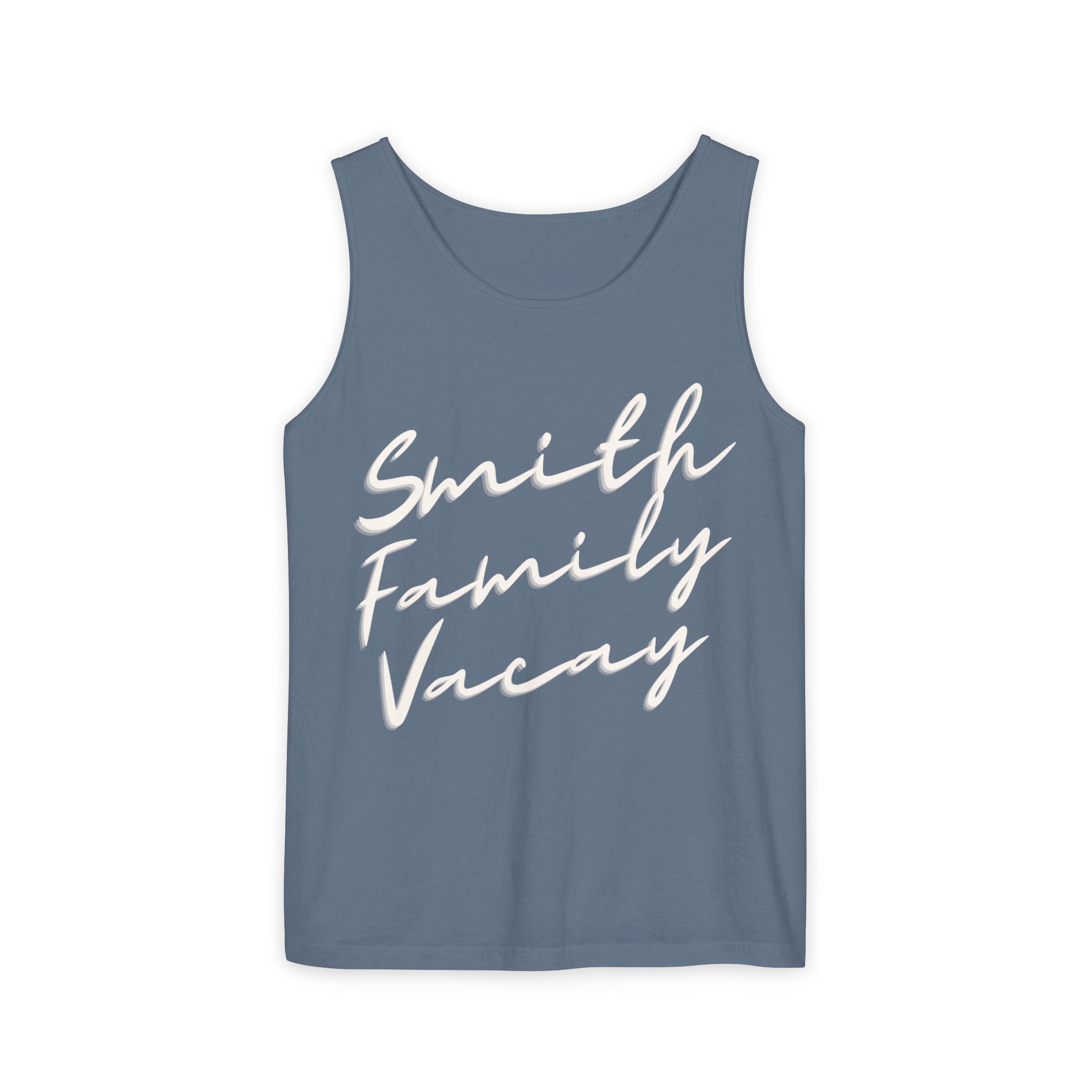 Personalized Retro Text Tank Top - Suite Escape