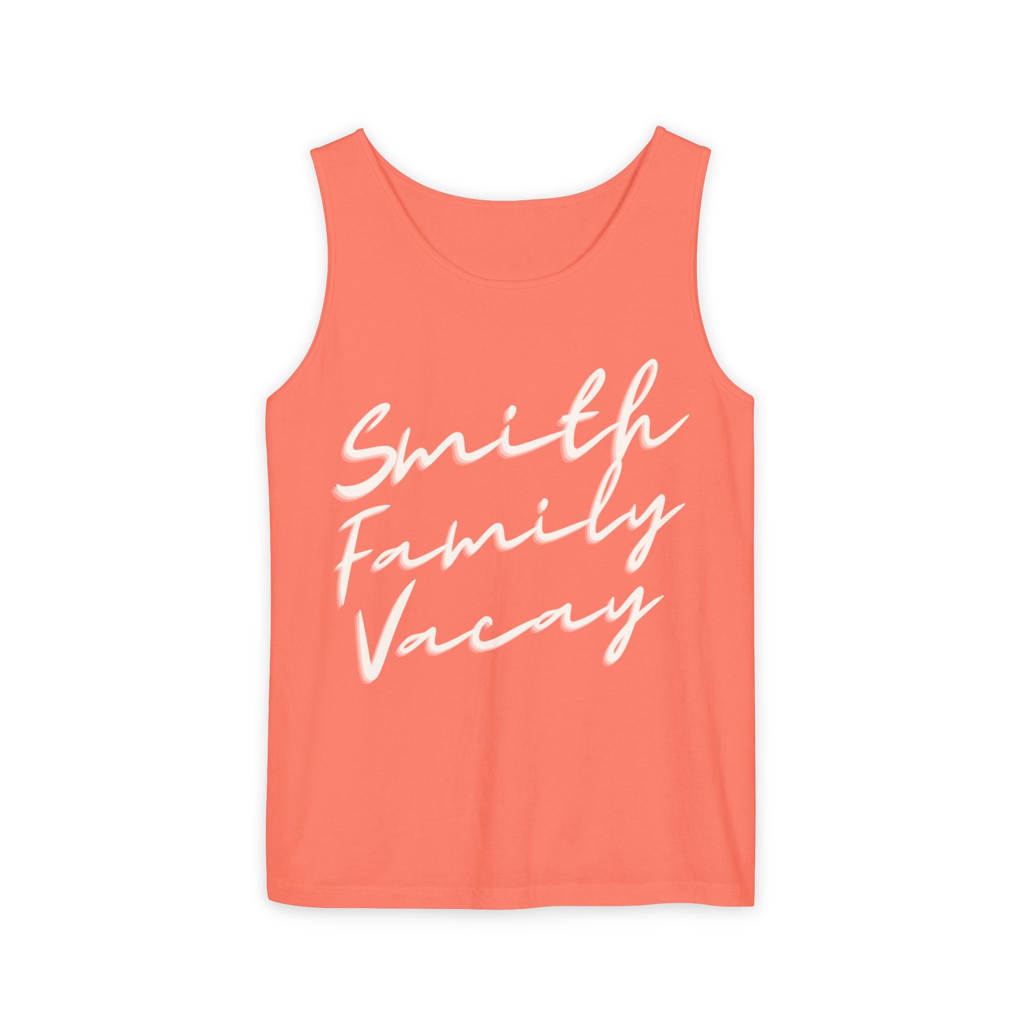 Personalized Retro Text Tank Top - Suite Escape