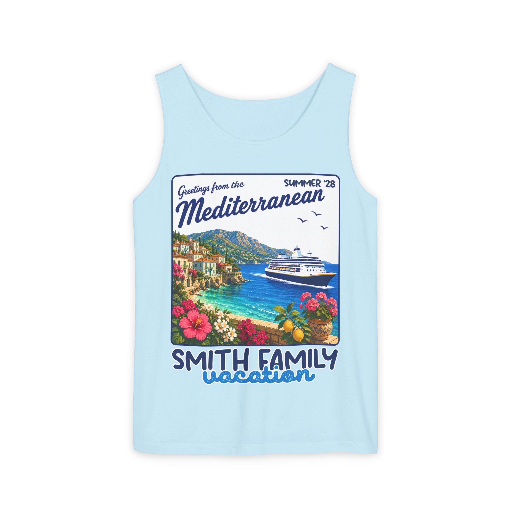 Greetings from the Mediterranean Tank Top - Suite Escape