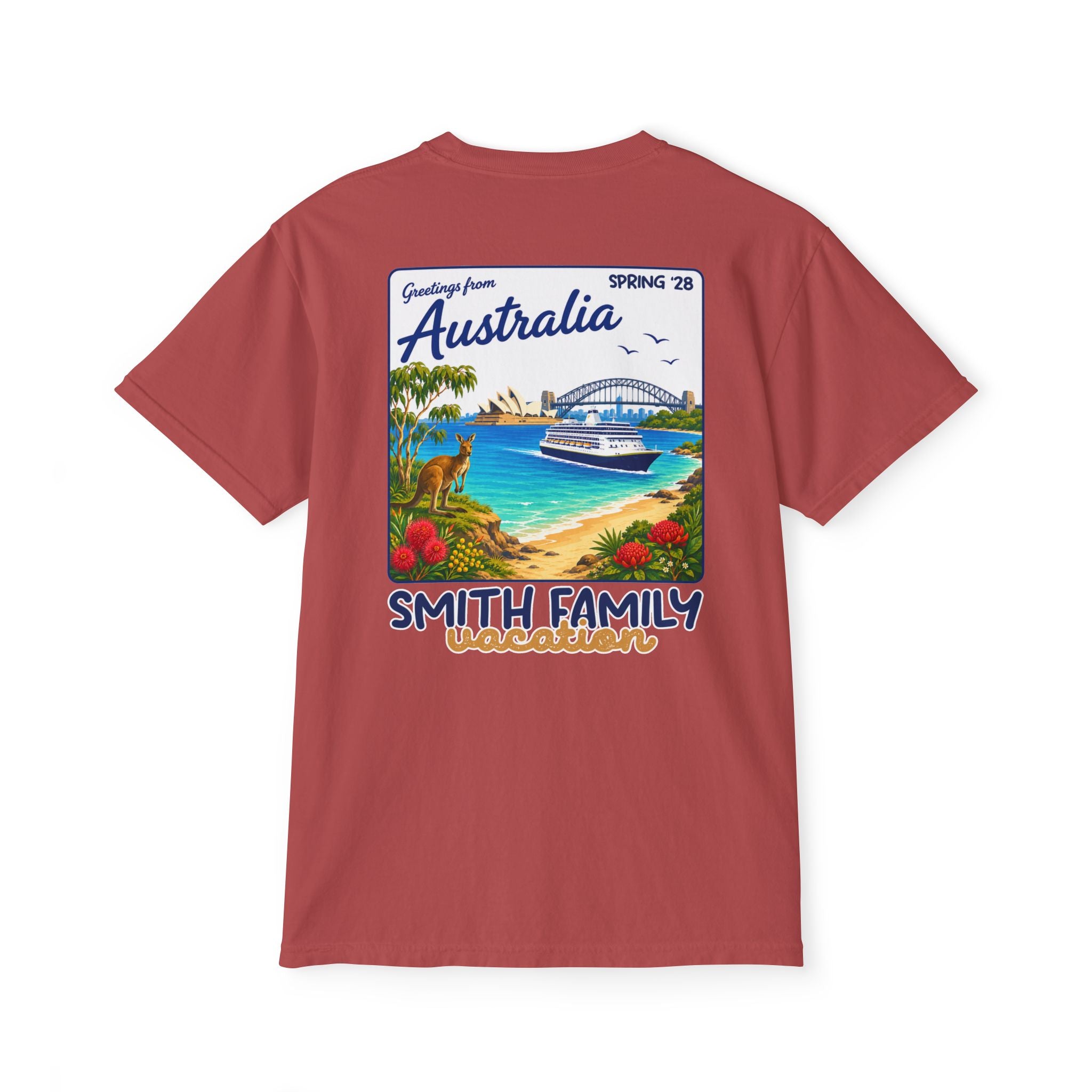 Greetings from Australia Pocket Tee - Suite Escape
