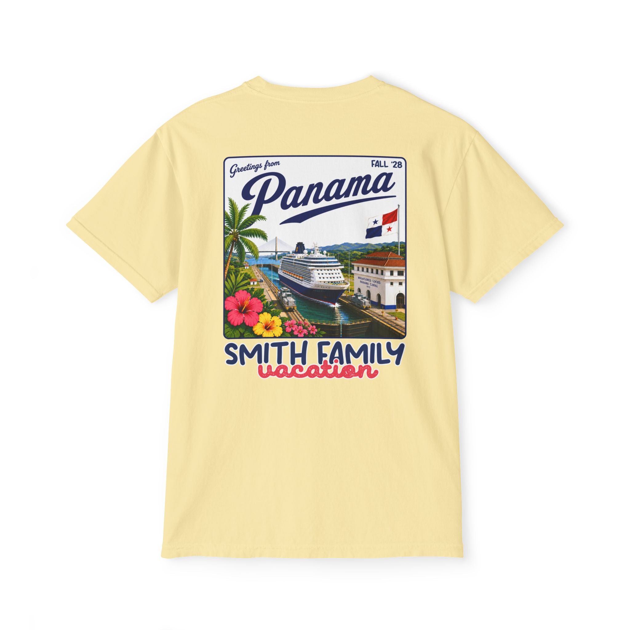 Greetings from Panama Pocket Tee - Suite Escape