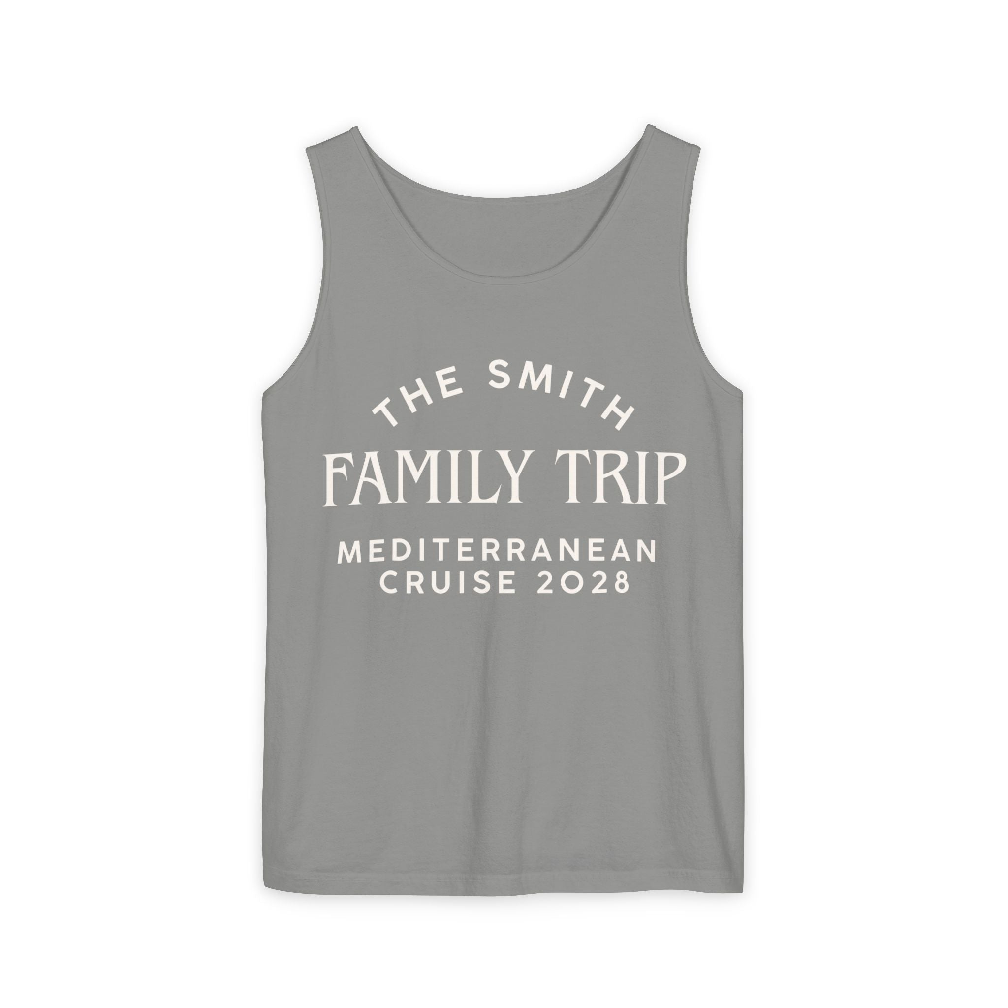 Personalized Arched Text Tank Top - Suite Escape
