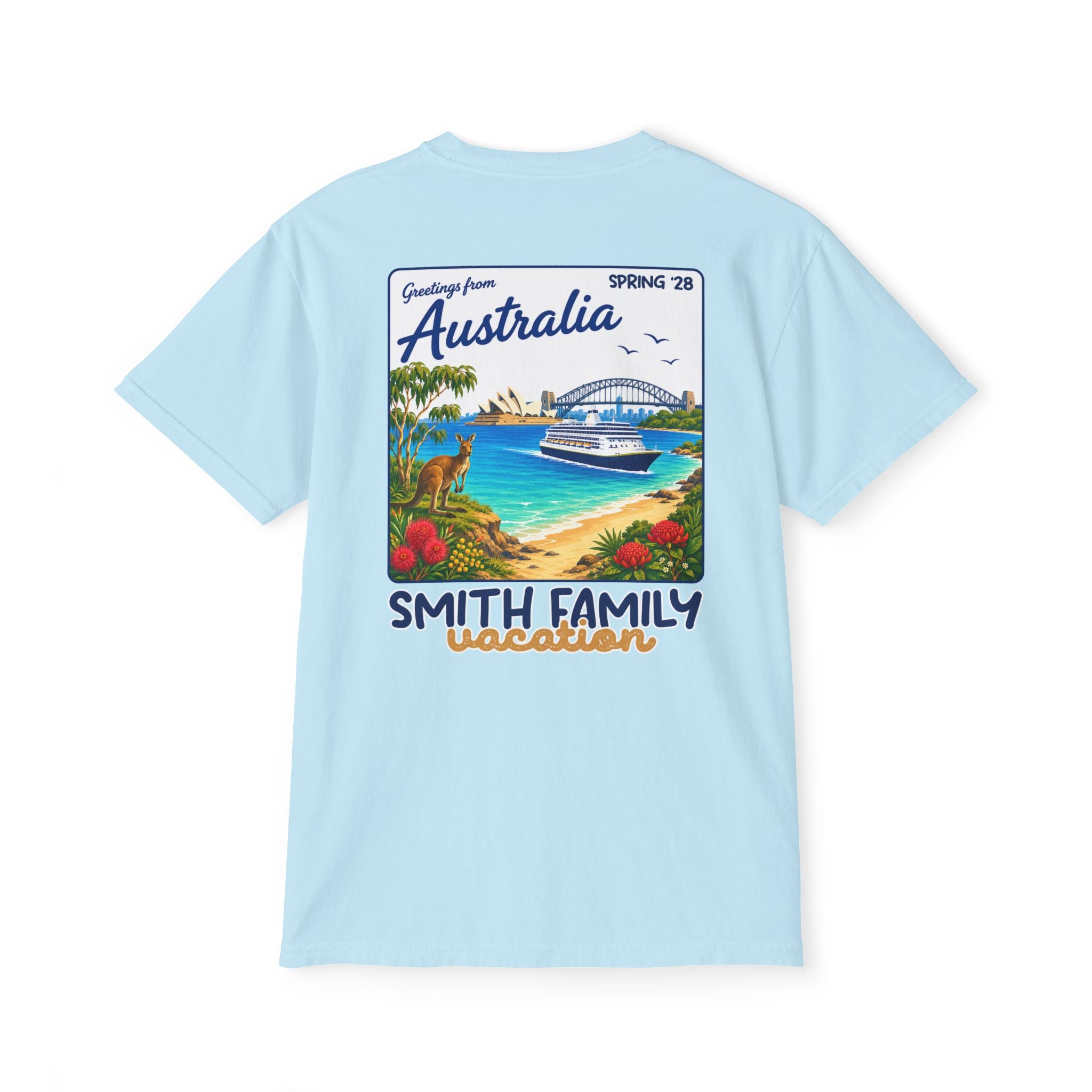 Greetings from Australia Pocket Tee - Suite Escape