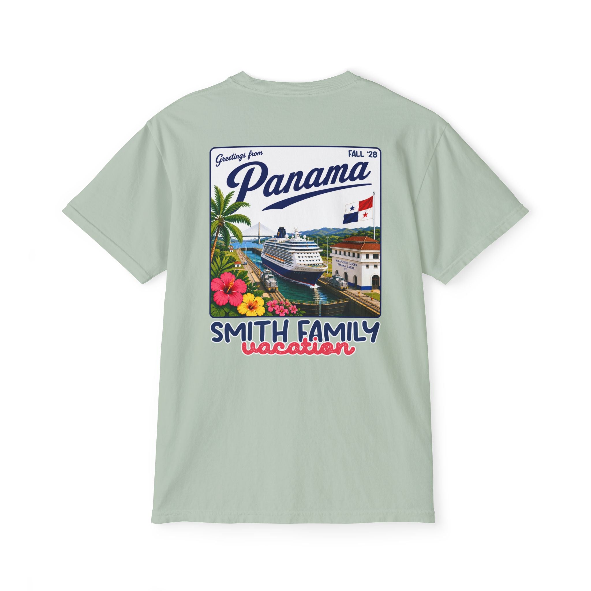 Greetings from Panama Pocket Tee - Suite Escape