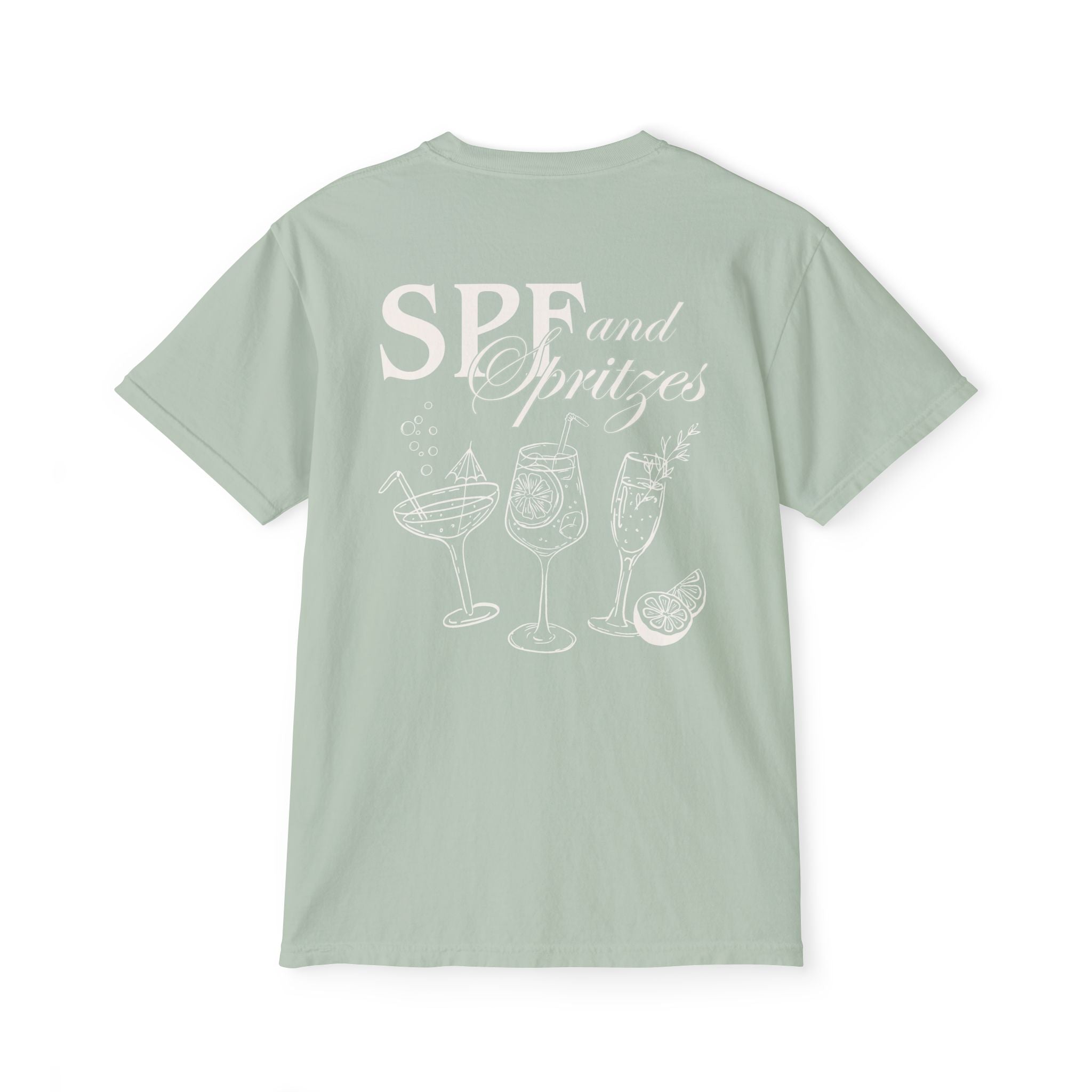 SPF & Spritzes Pocket Tee - Suite Escape