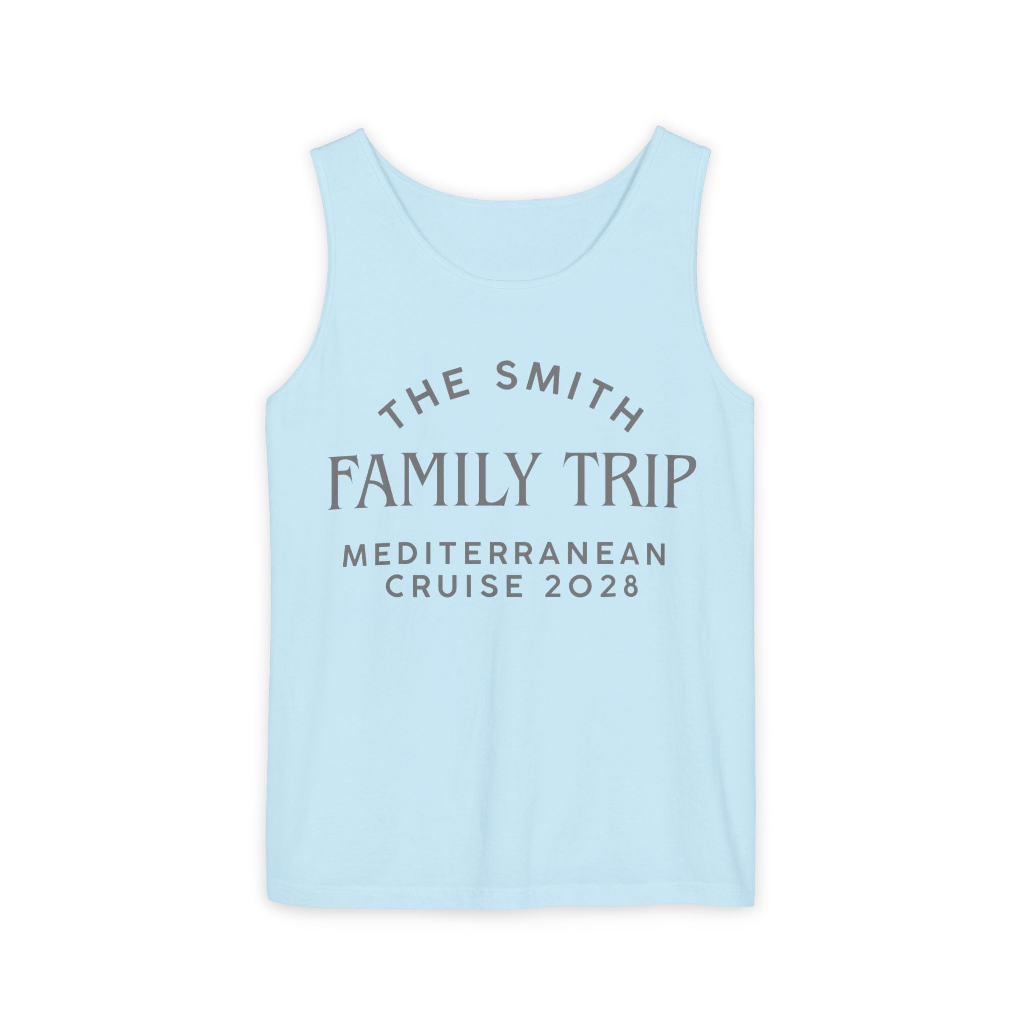 Personalized Arched Text Tank Top - Suite Escape