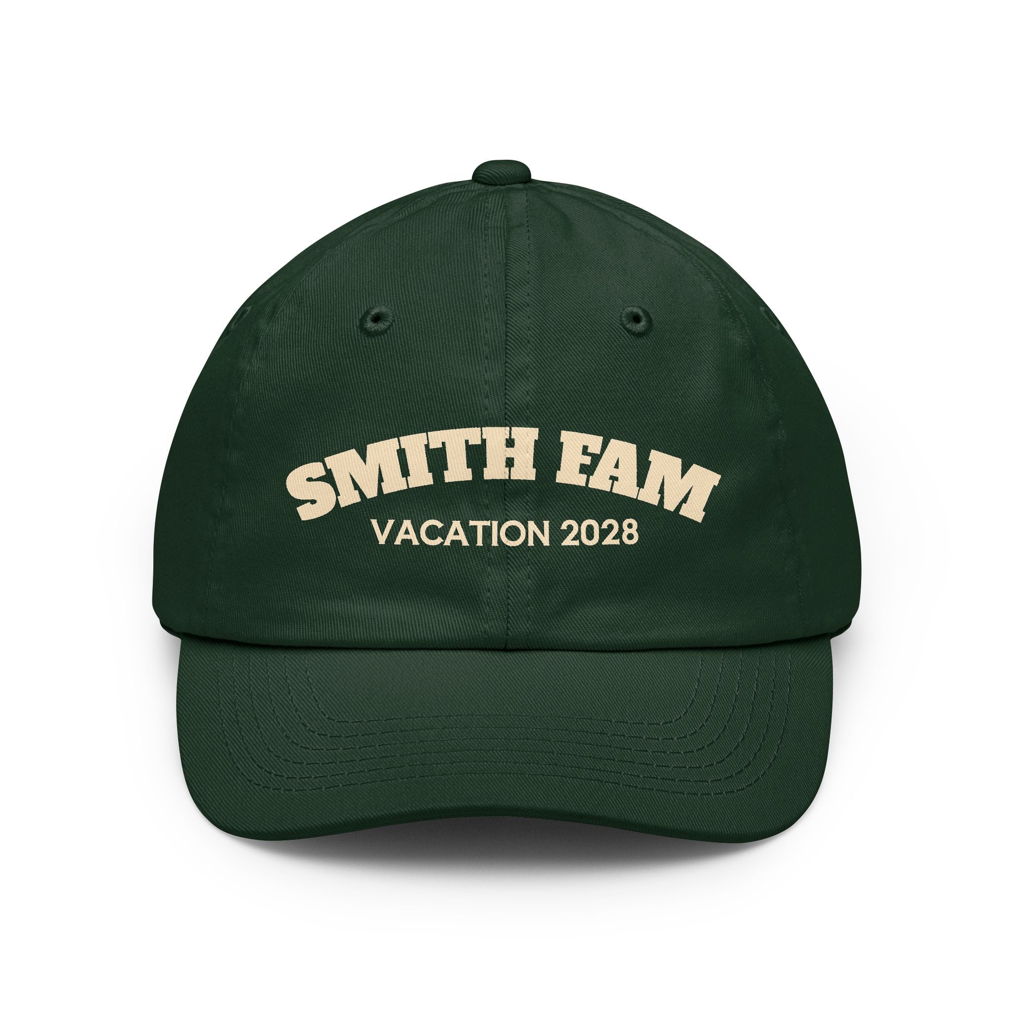 Personalized Block Text Dad Hat
