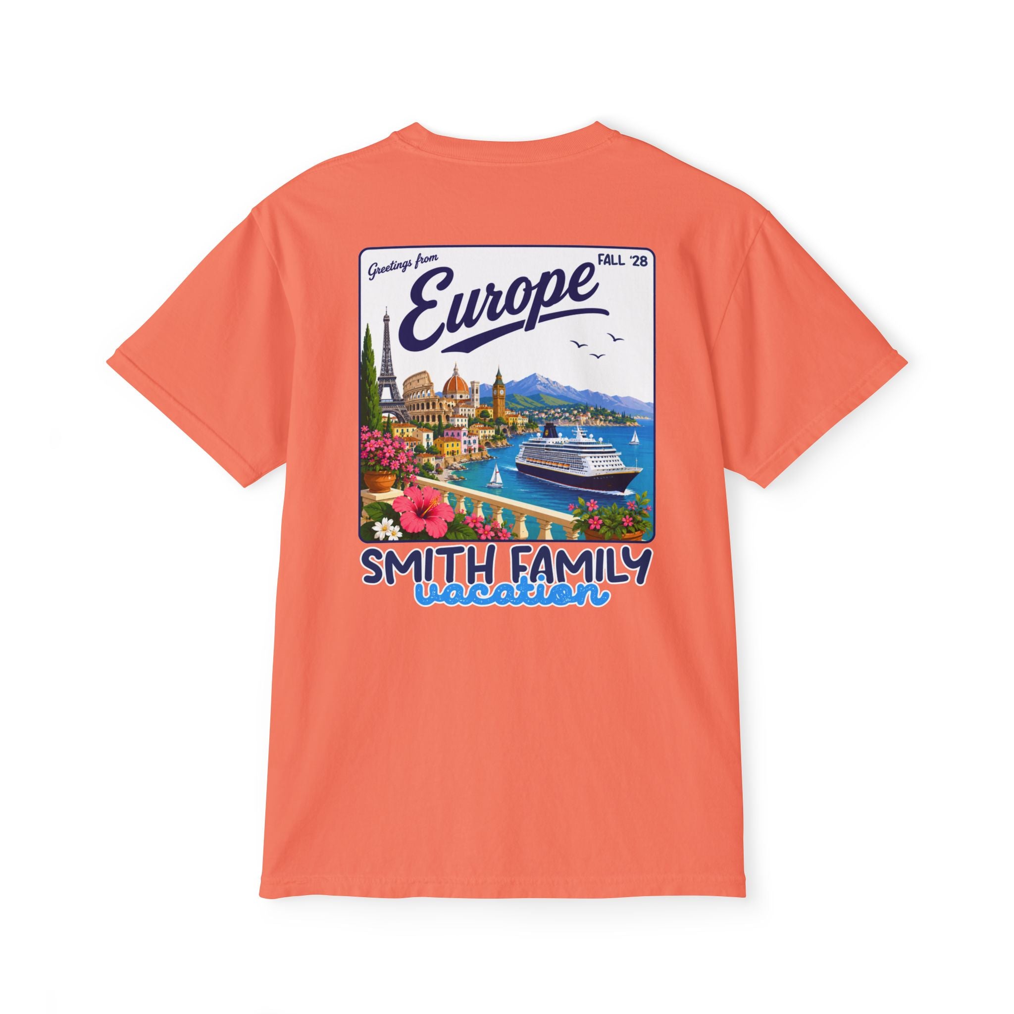 Greetings from Europe Pocket Tee - Suite Escape