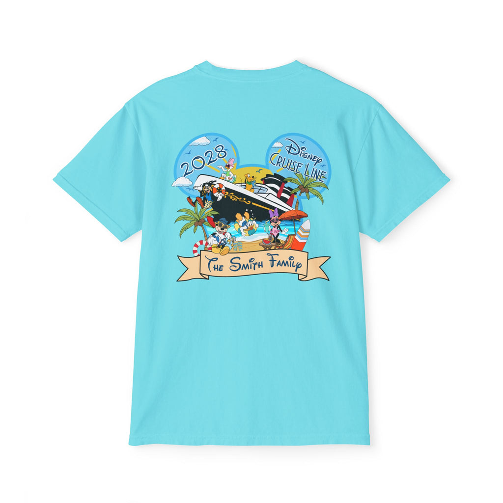 Magical Cruise Line Summer Beach Pocket Tee - Donald