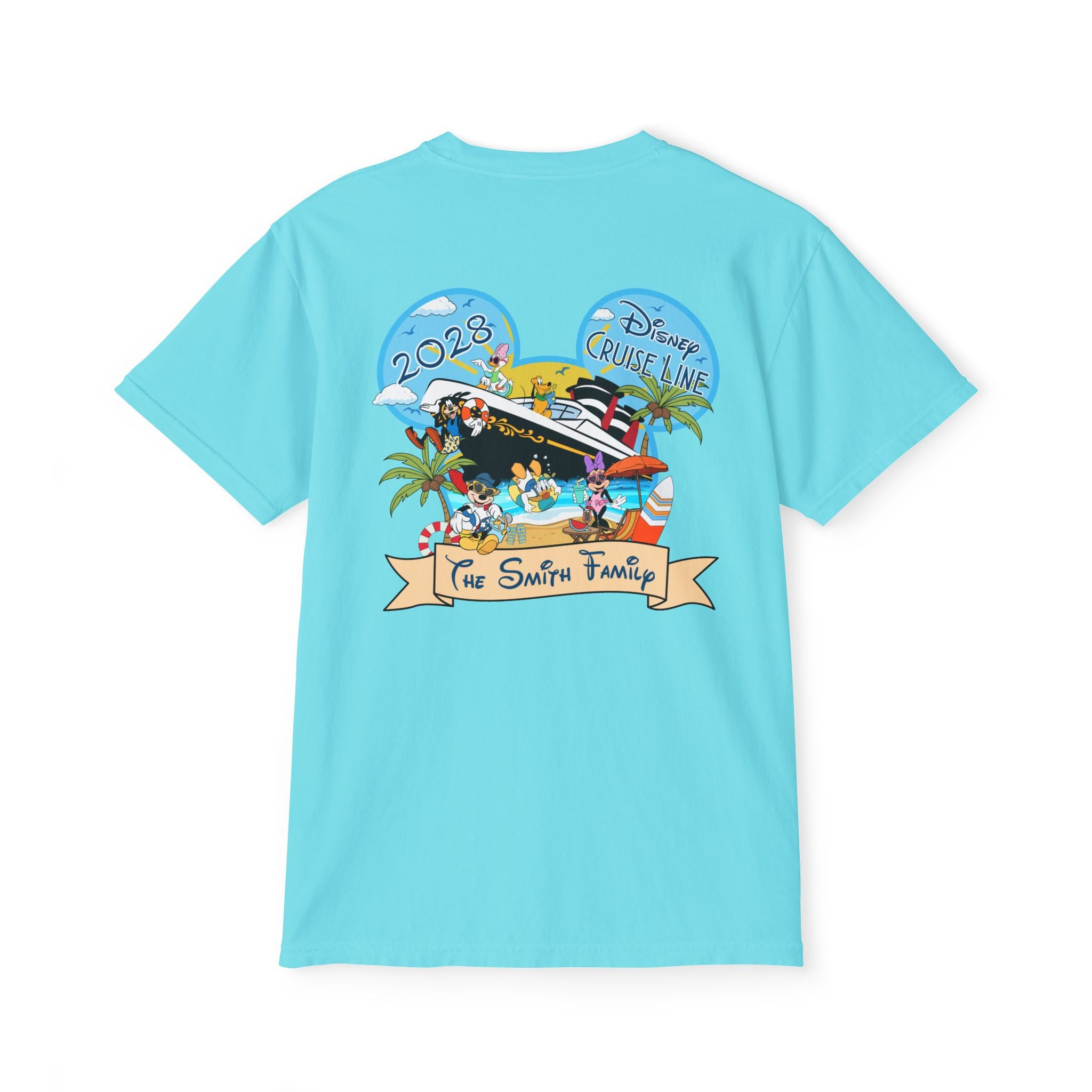 Magical Cruise Line Summer Beach Pocket Tee - Donald