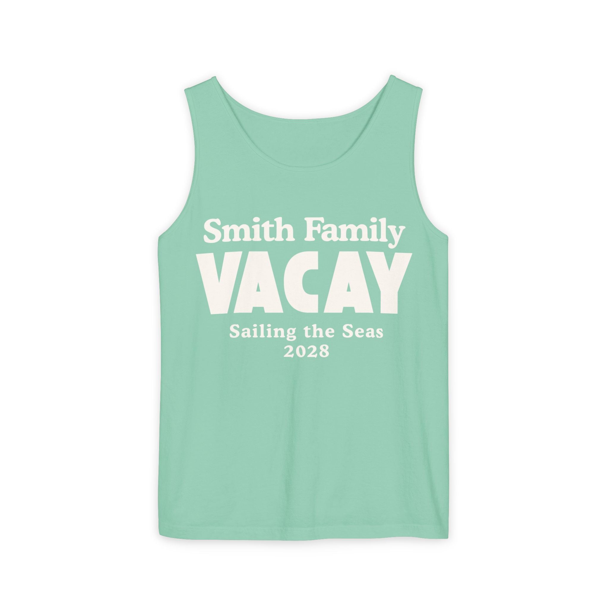 Personalized Block Text Tank Top - Suite Escape