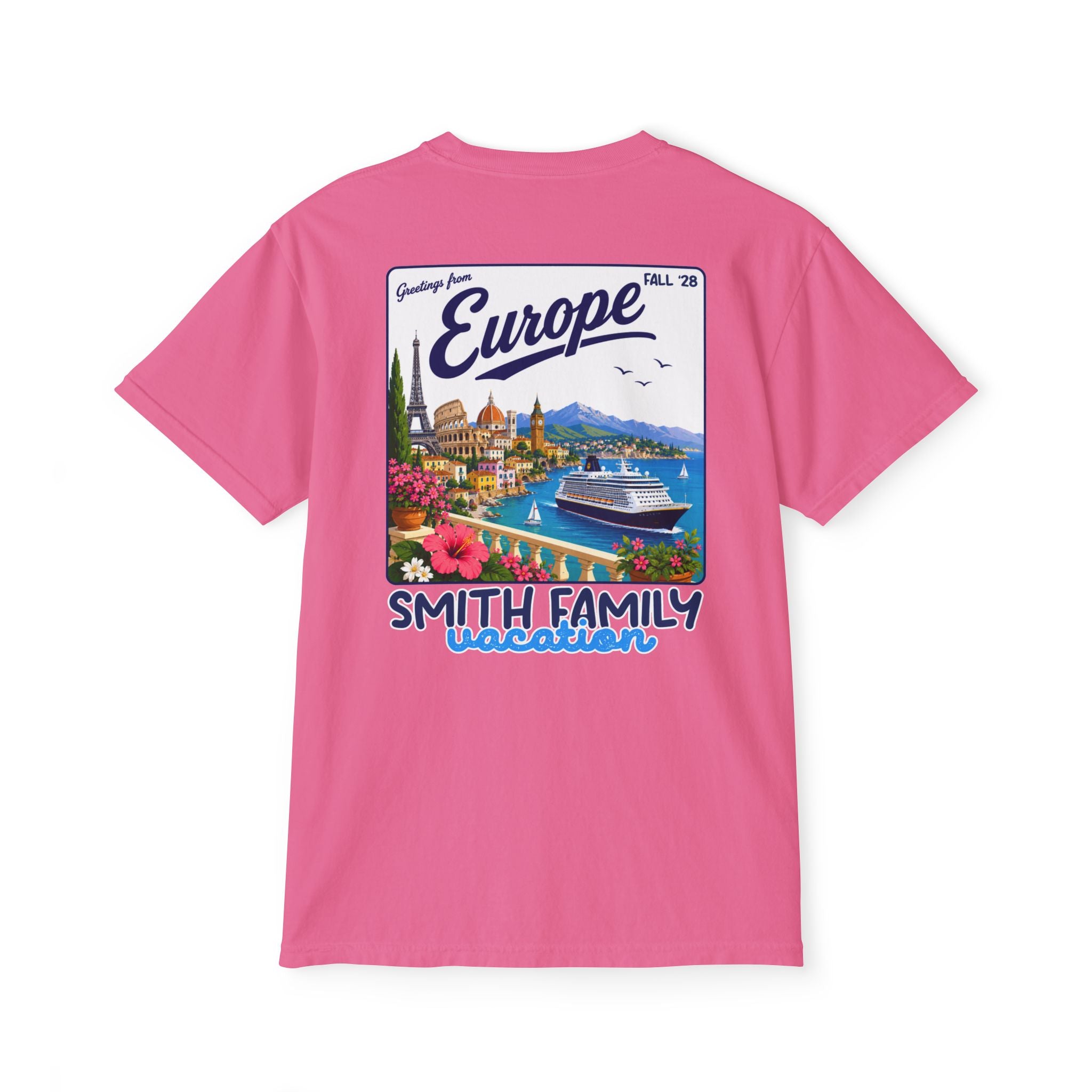 Greetings from Europe Pocket Tee - Suite Escape