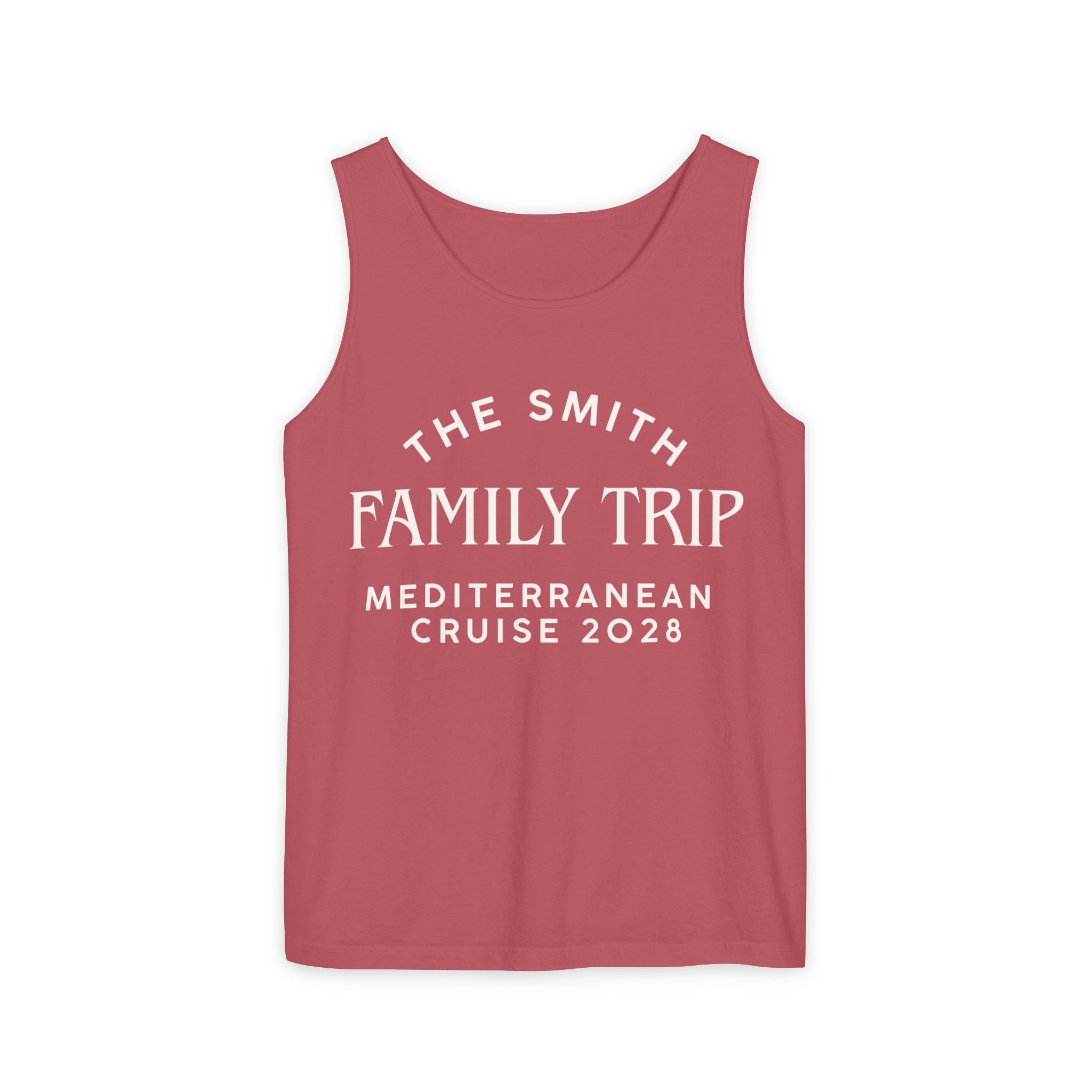 Personalized Arched Text Tank Top - Suite Escape