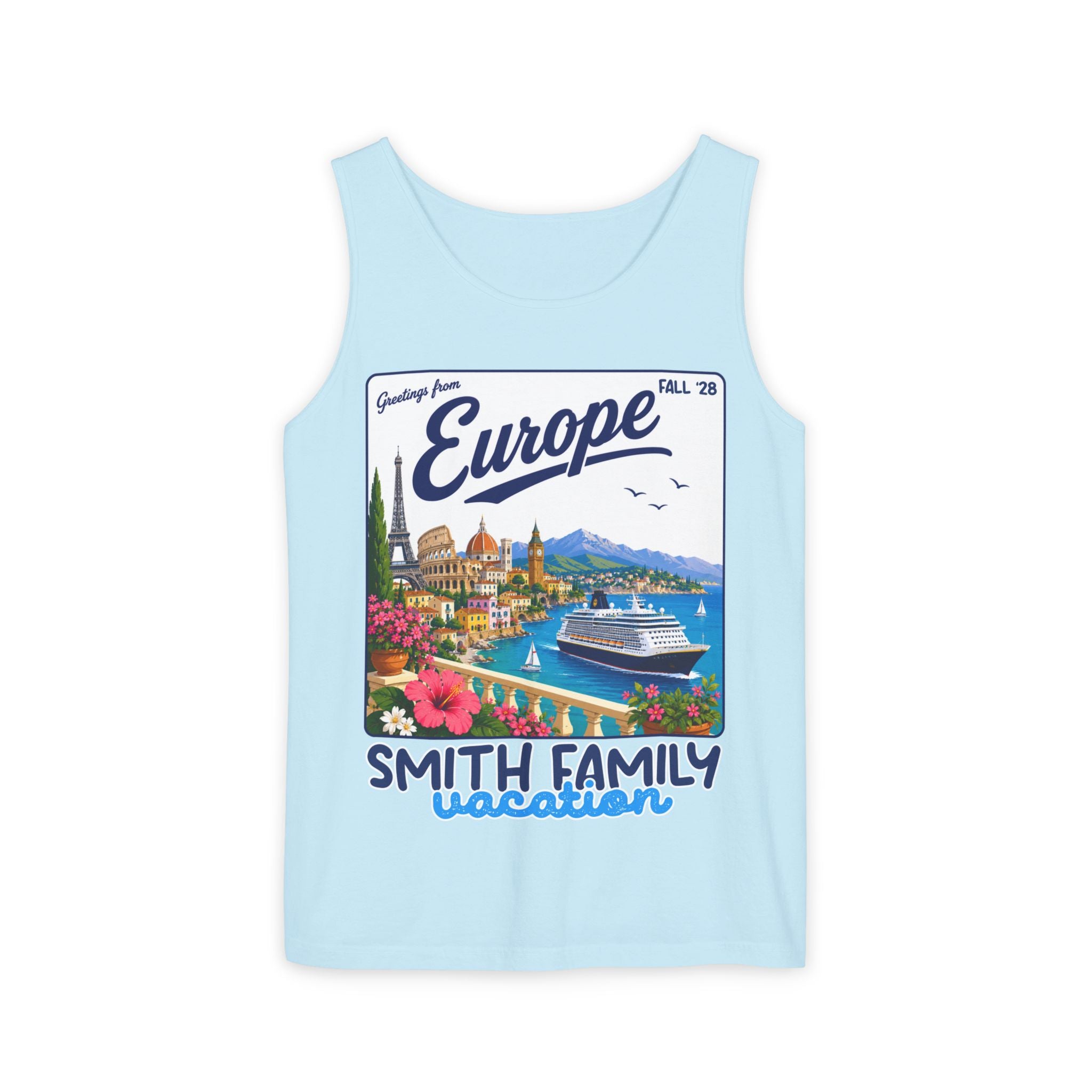 Greetings from Europe Tank Top - Suite Escape