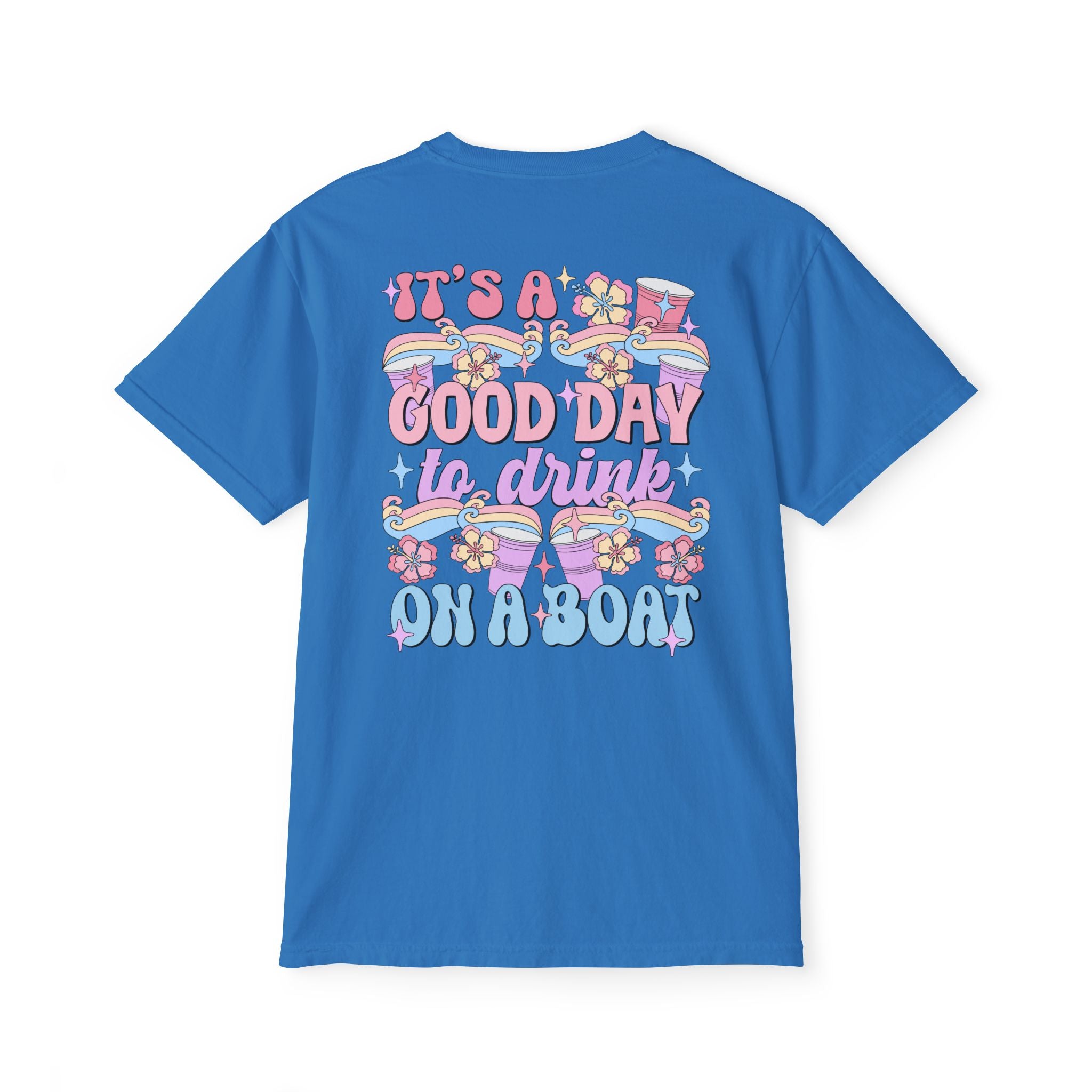 Good Day to Drink On a Boat Pocket Tee
