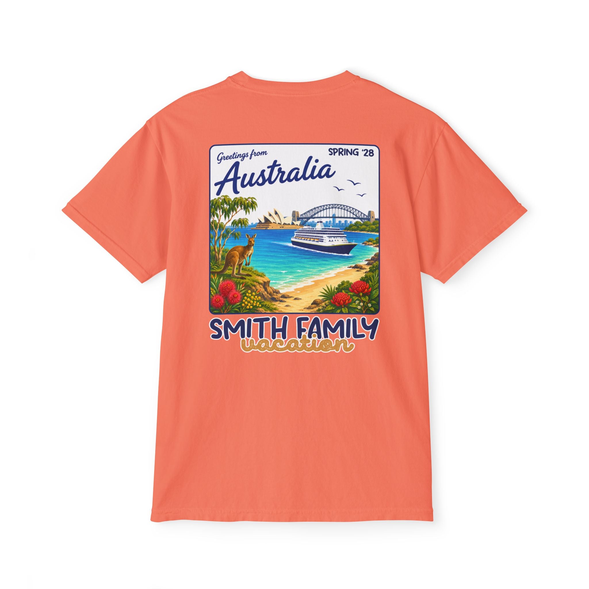 Greetings from Australia Pocket Tee - Suite Escape