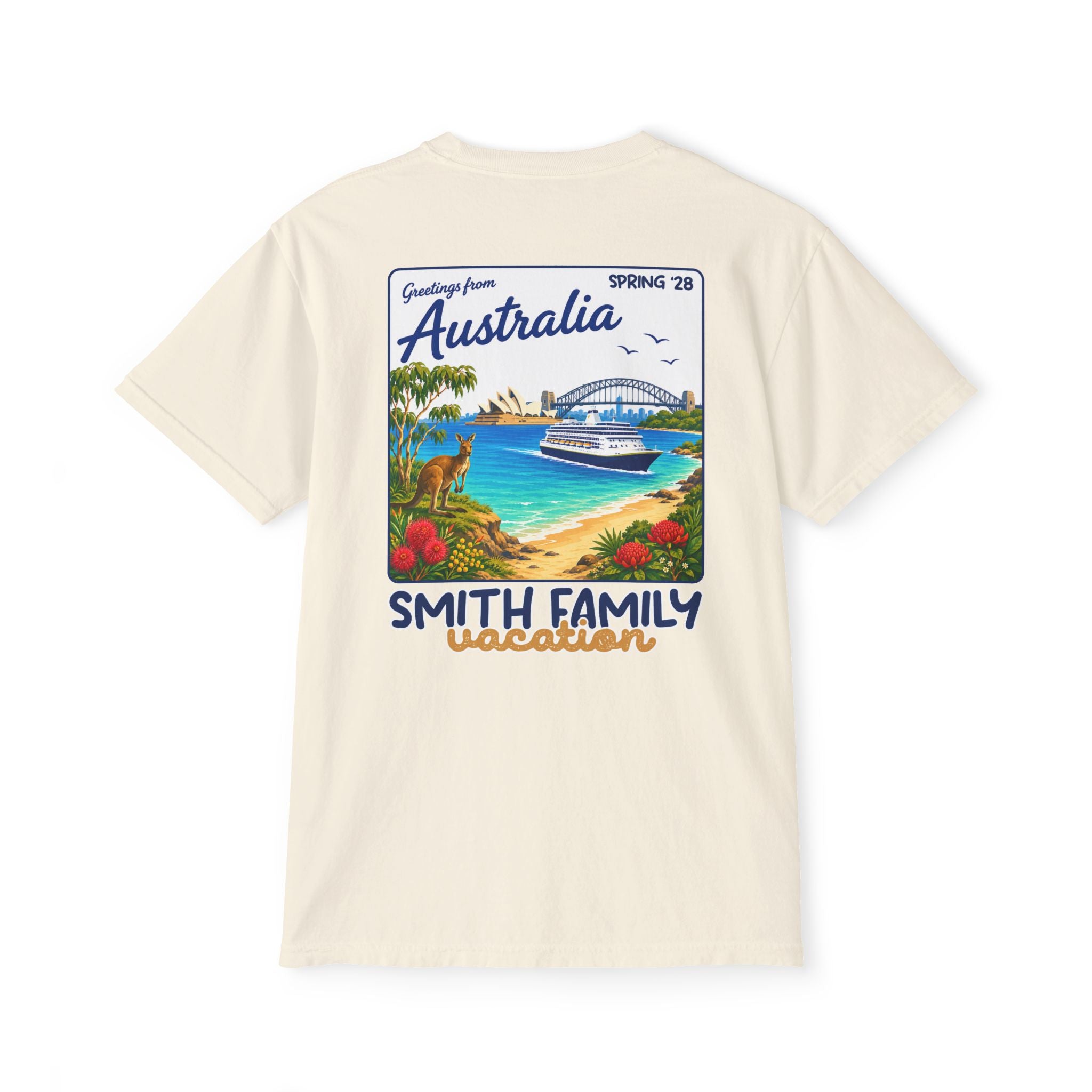 Greetings from Australia Pocket Tee - Suite Escape