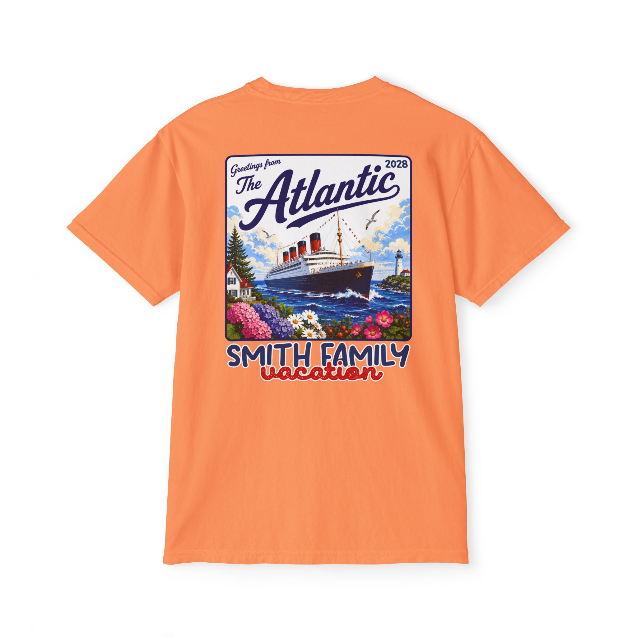 Greetings from the Atlantic Pocket Tee - Suite Escape