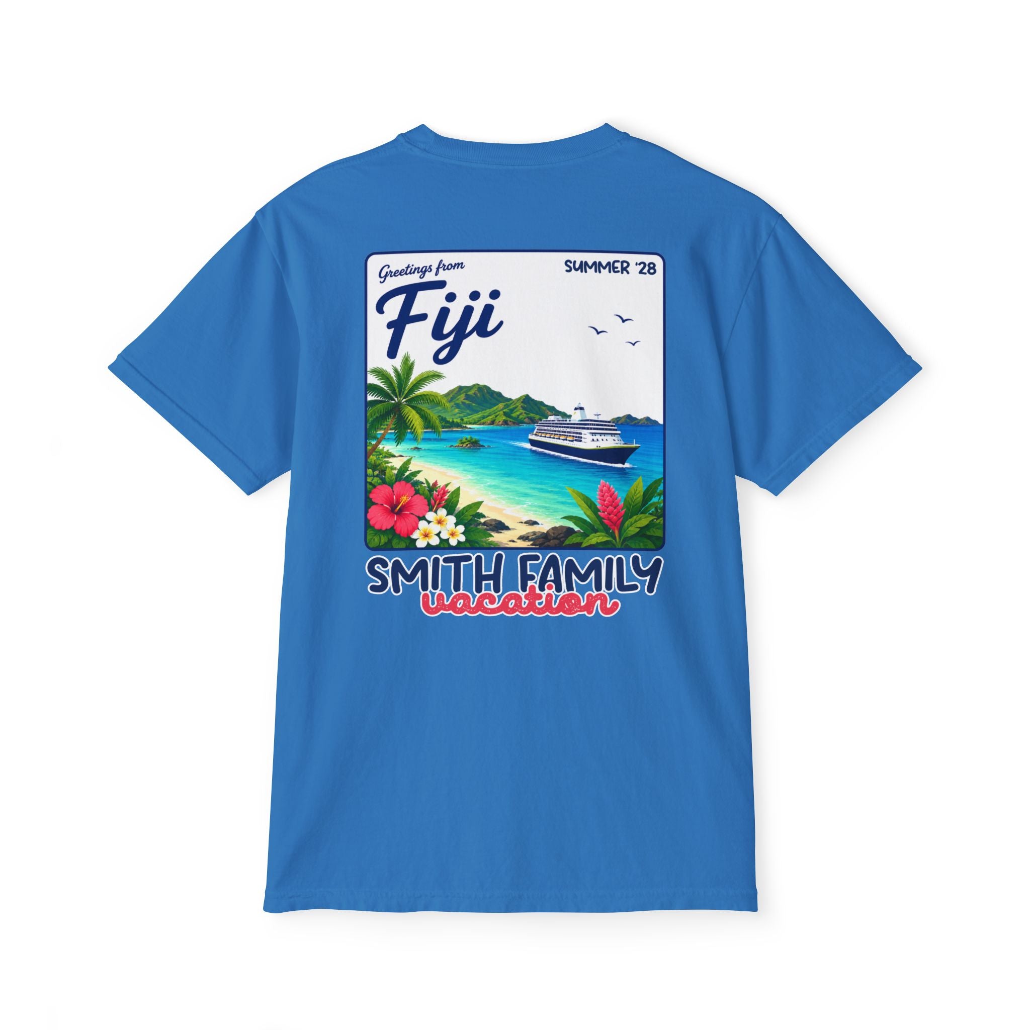 Greetings from Fiji Pocket Tee - Suite Escape
