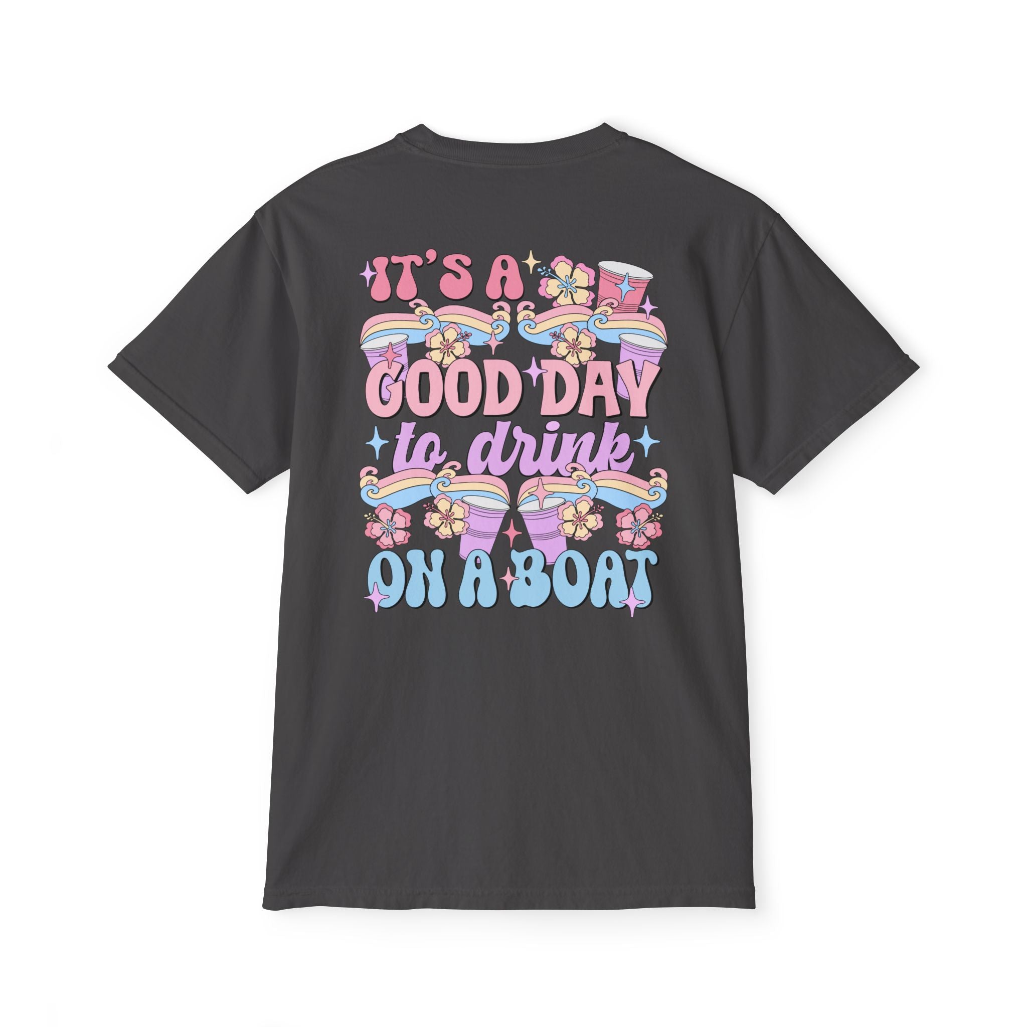Good Day to Drink On a Boat Pocket Tee