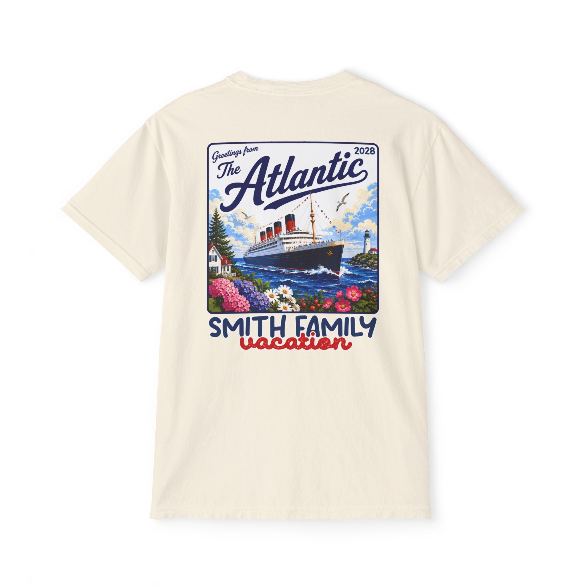 Greetings from the Atlantic Pocket Tee - Suite Escape