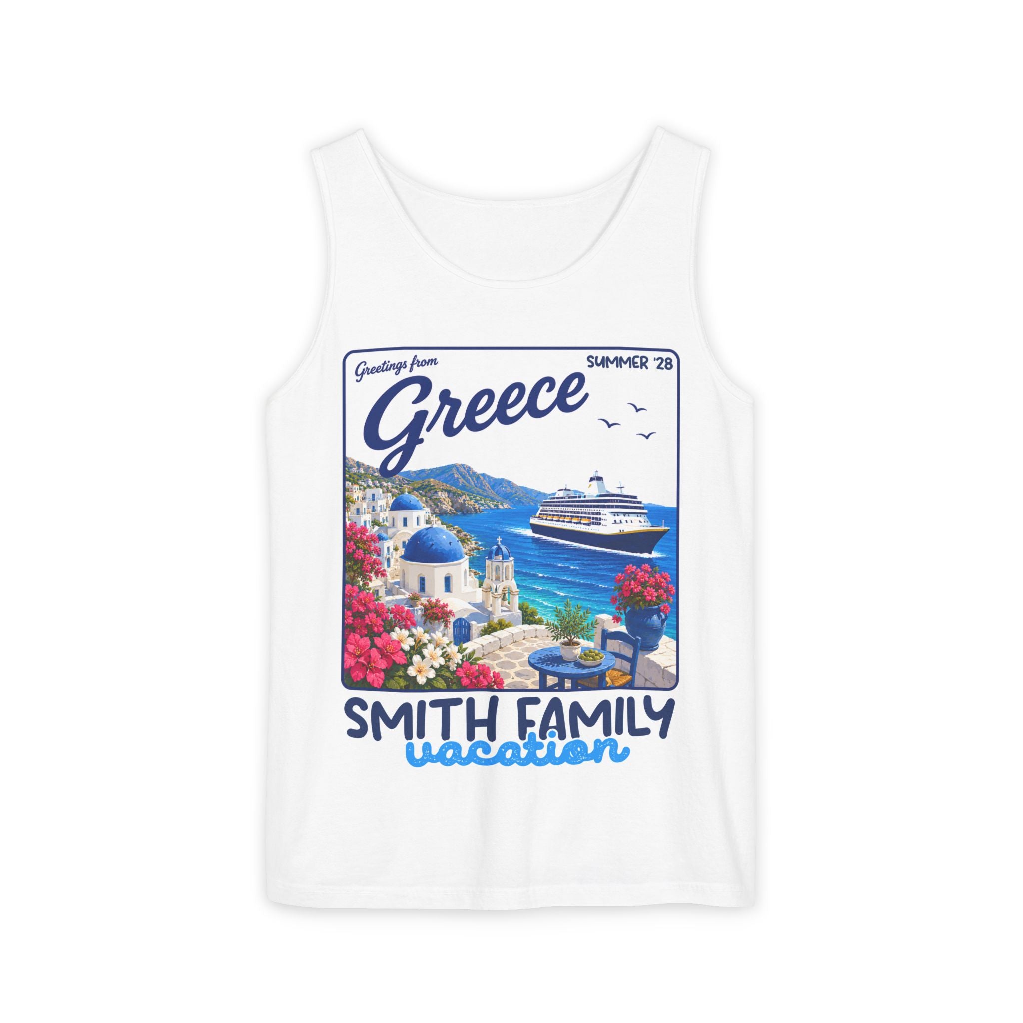 Greetings from Greece Tank Top - Suite Escape