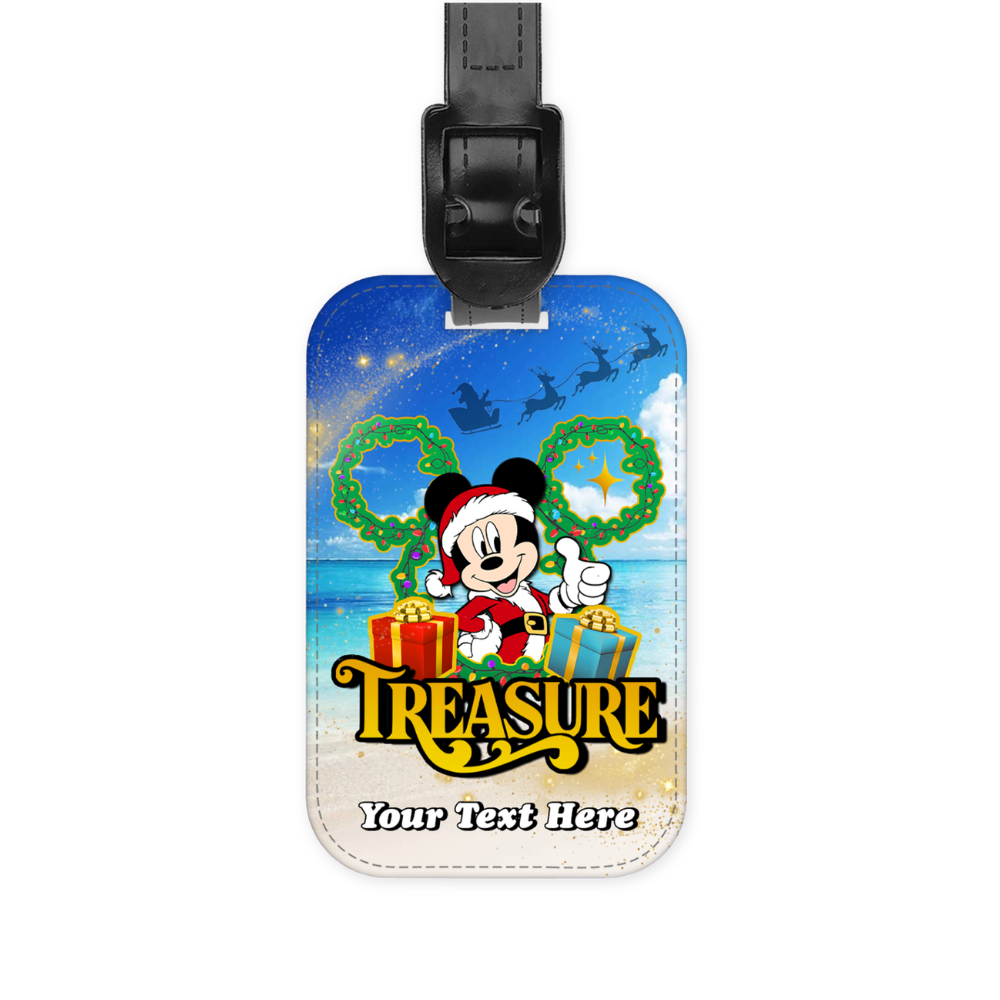 Magical Cruise Line Christmas Luggage Tag - Classic Characters