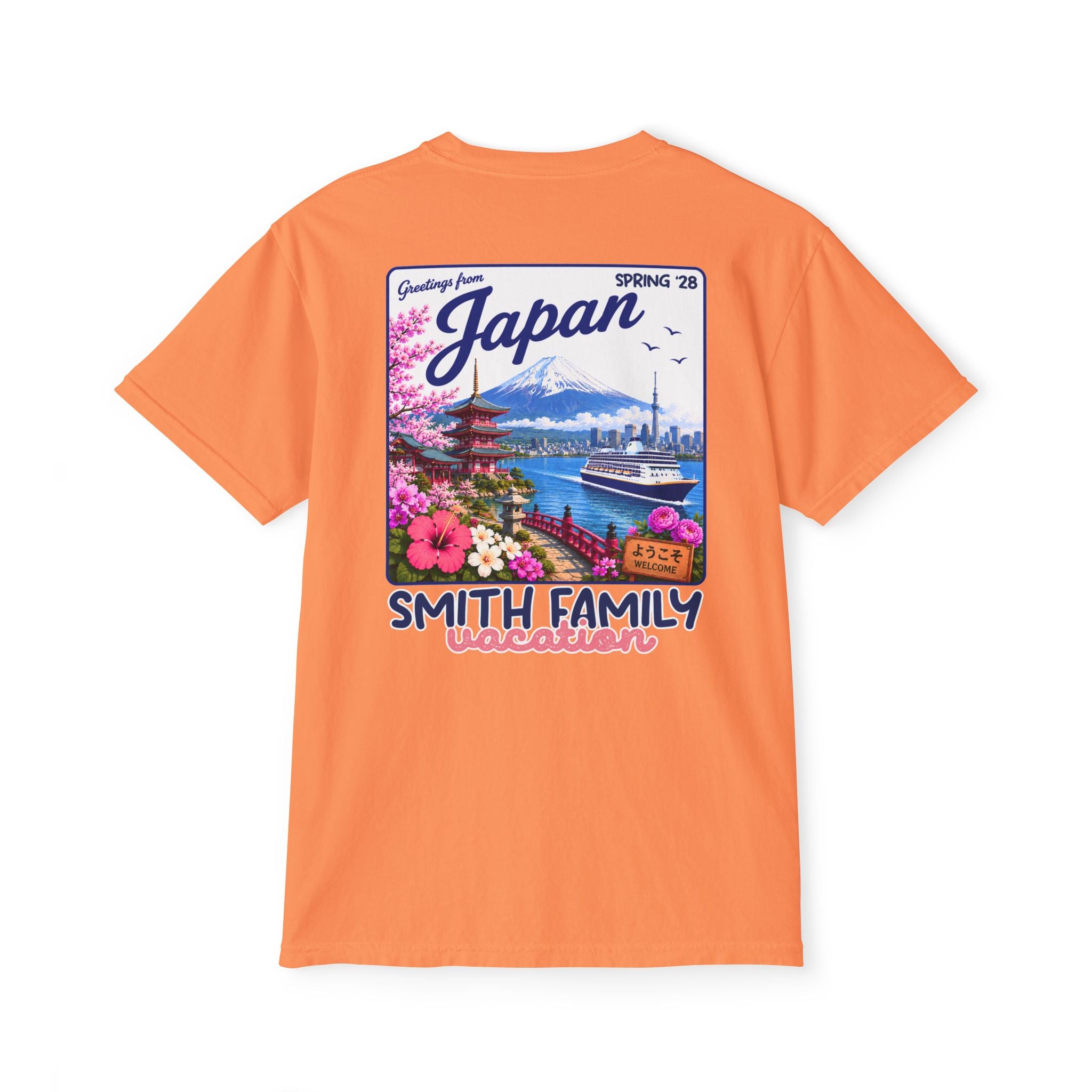 Greetings from Japan Pocket Tee - Suite Escape