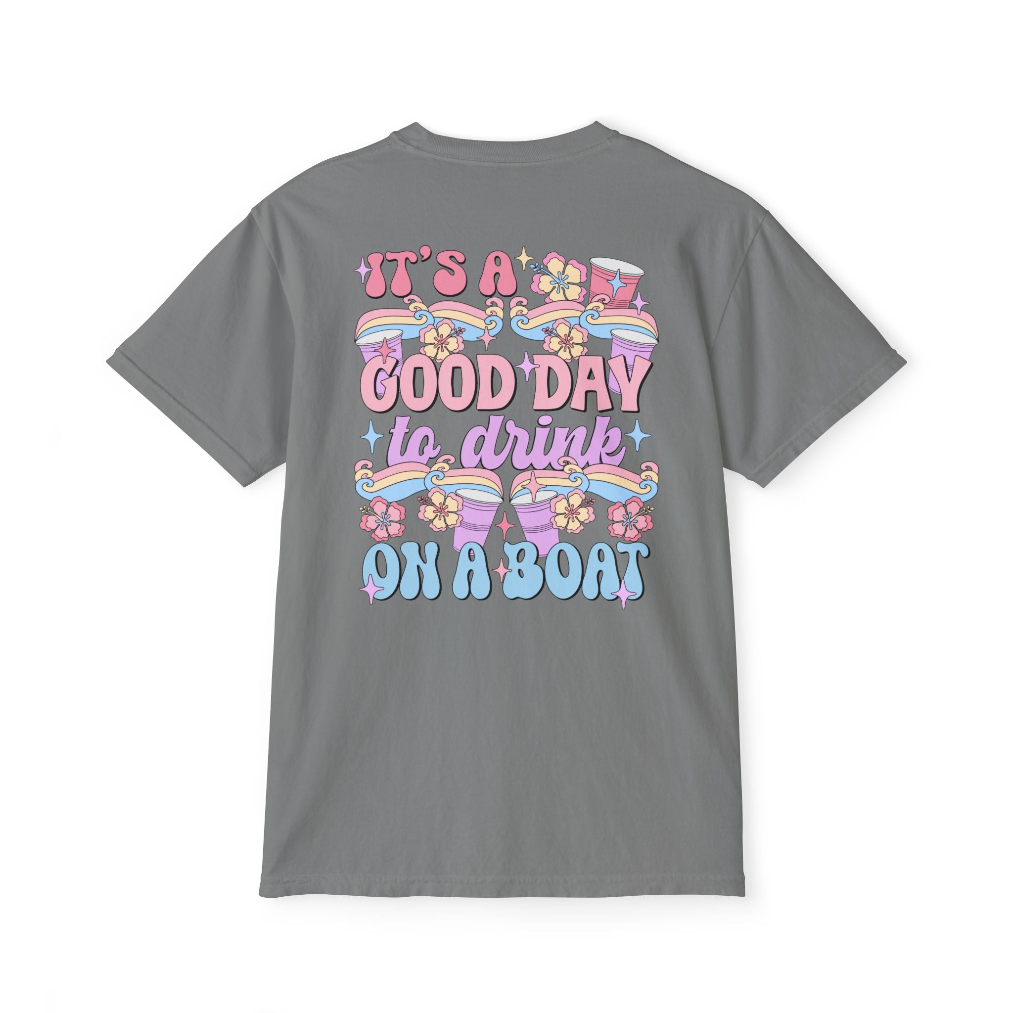 Good Day to Drink On a Boat Pocket Tee