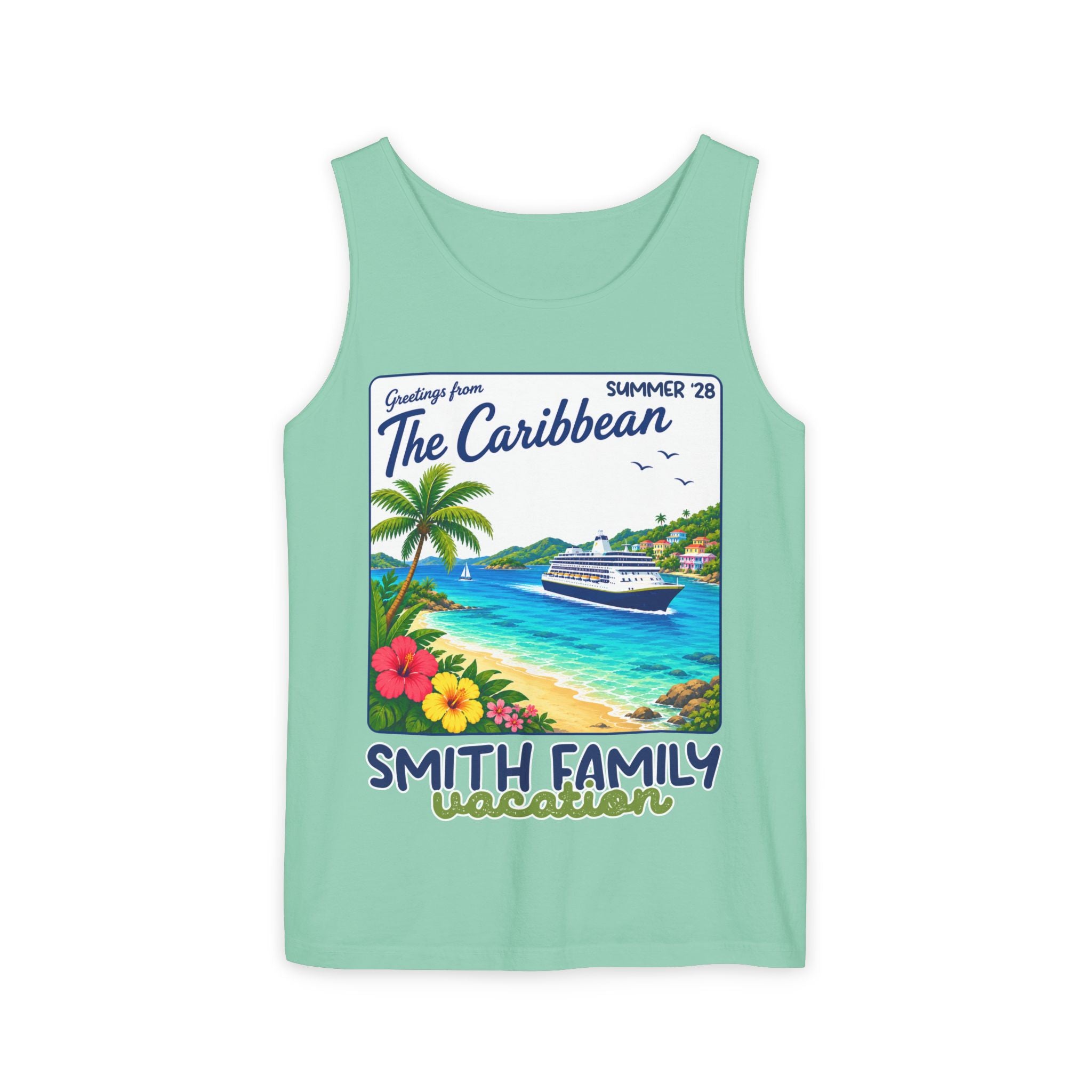 Greetings from the Caribbean Tank Top - Suite Escape