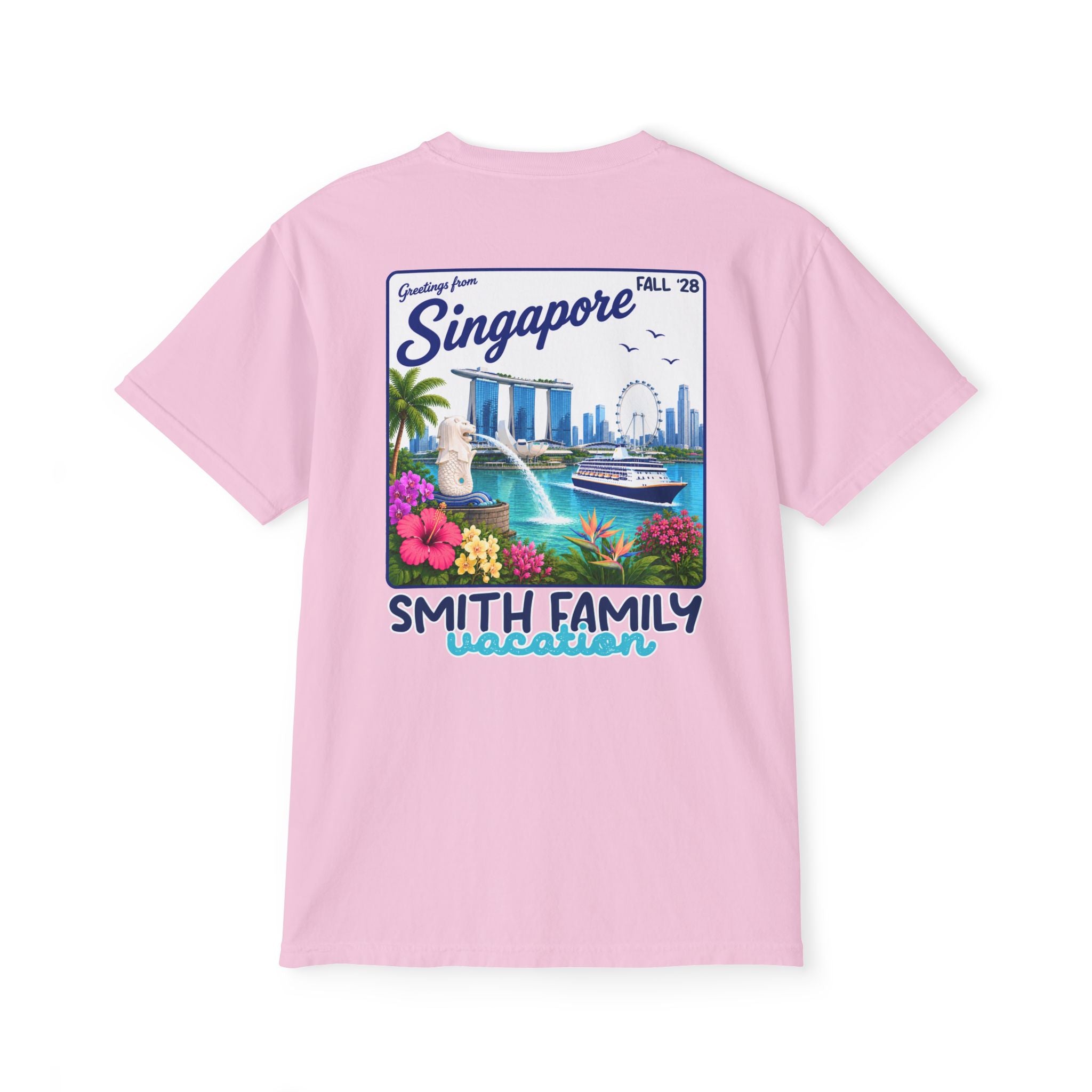 Greetings from Singapore Pocket Tee - Suite Escape