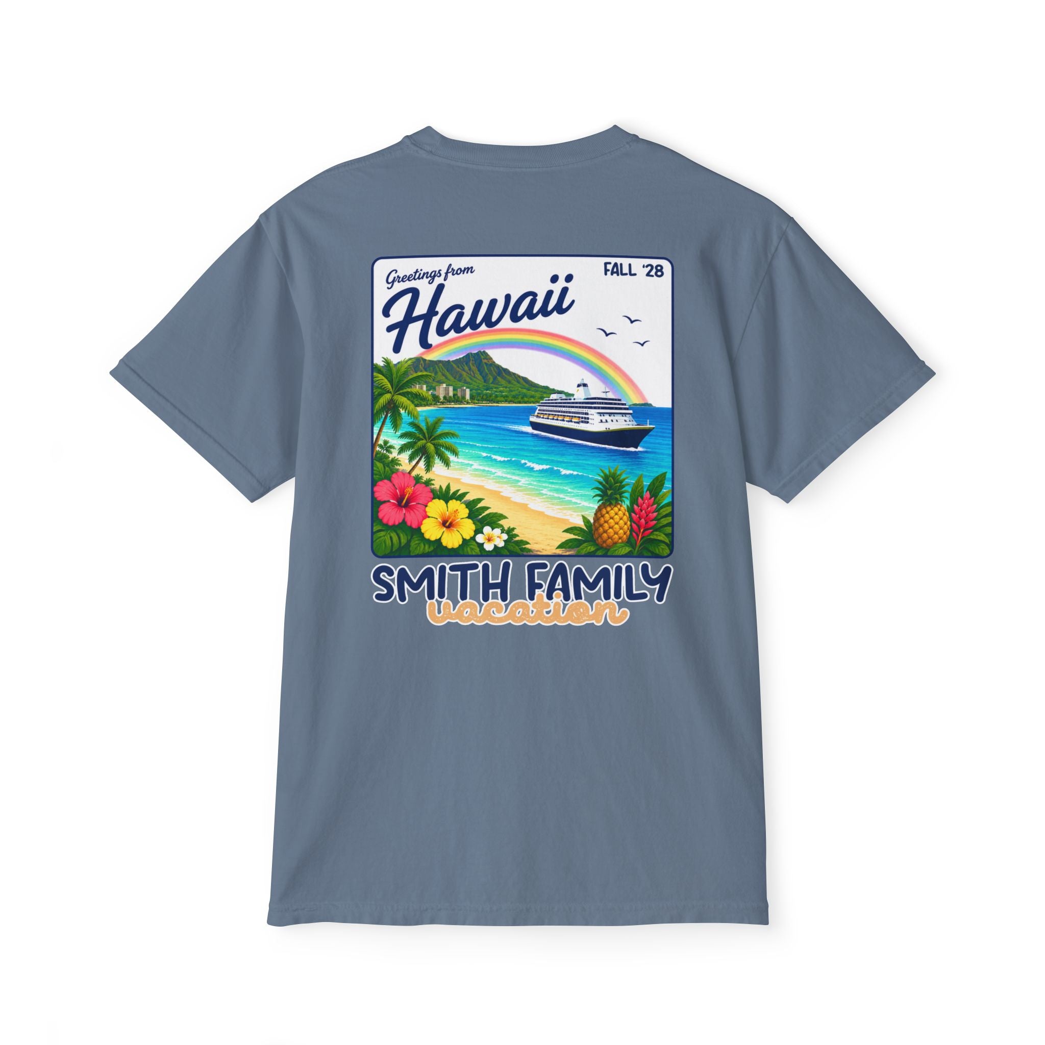 Greetings from Hawaii Pocket Tee - Suite Escape
