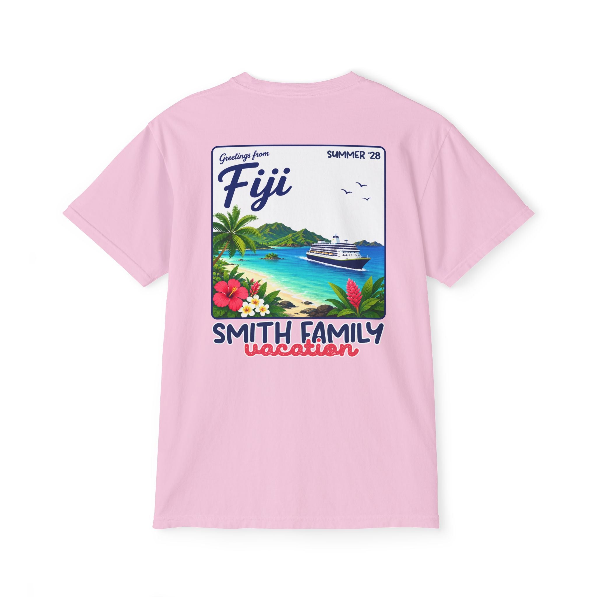 Greetings from Fiji Pocket Tee - Suite Escape