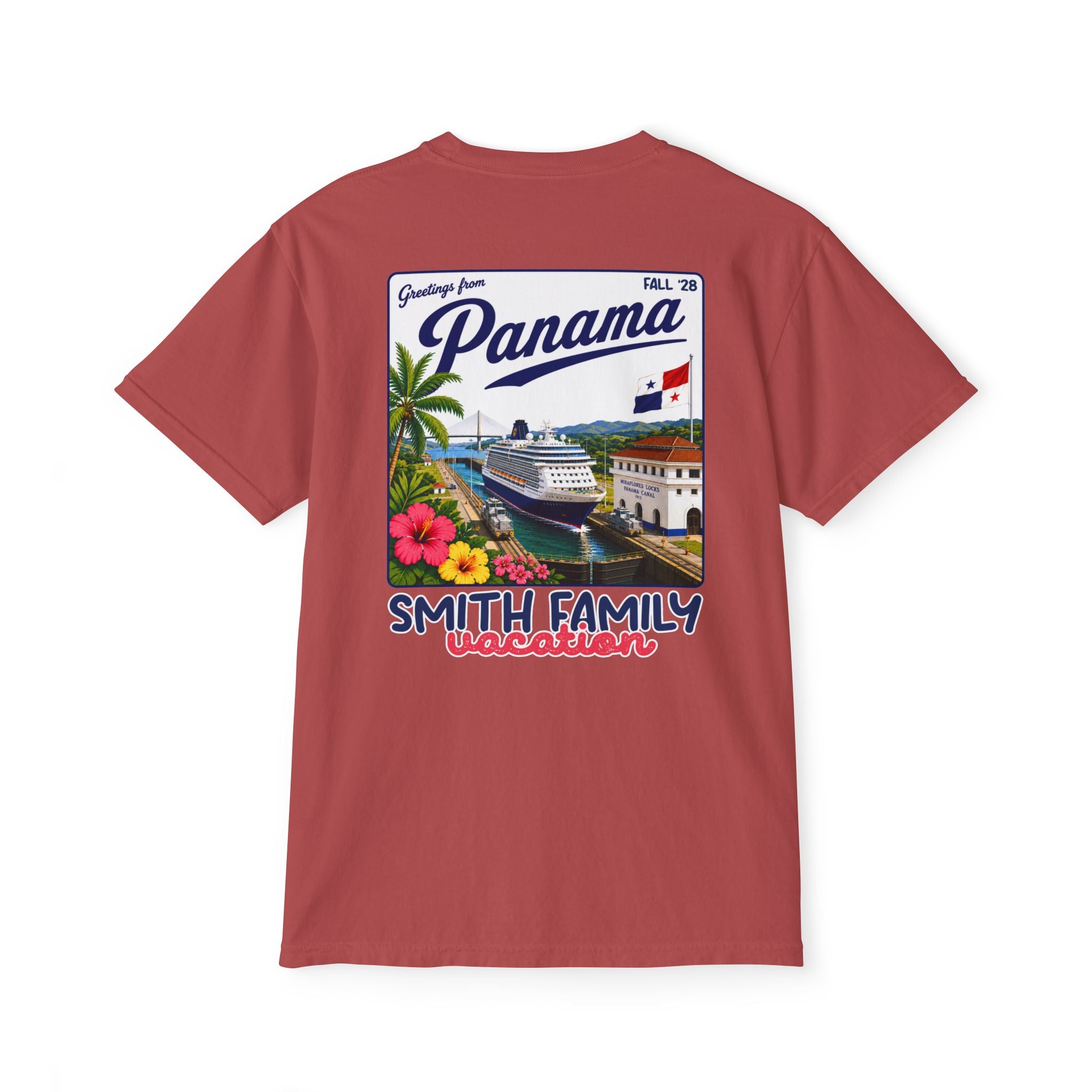 Greetings from Panama Pocket Tee - Suite Escape