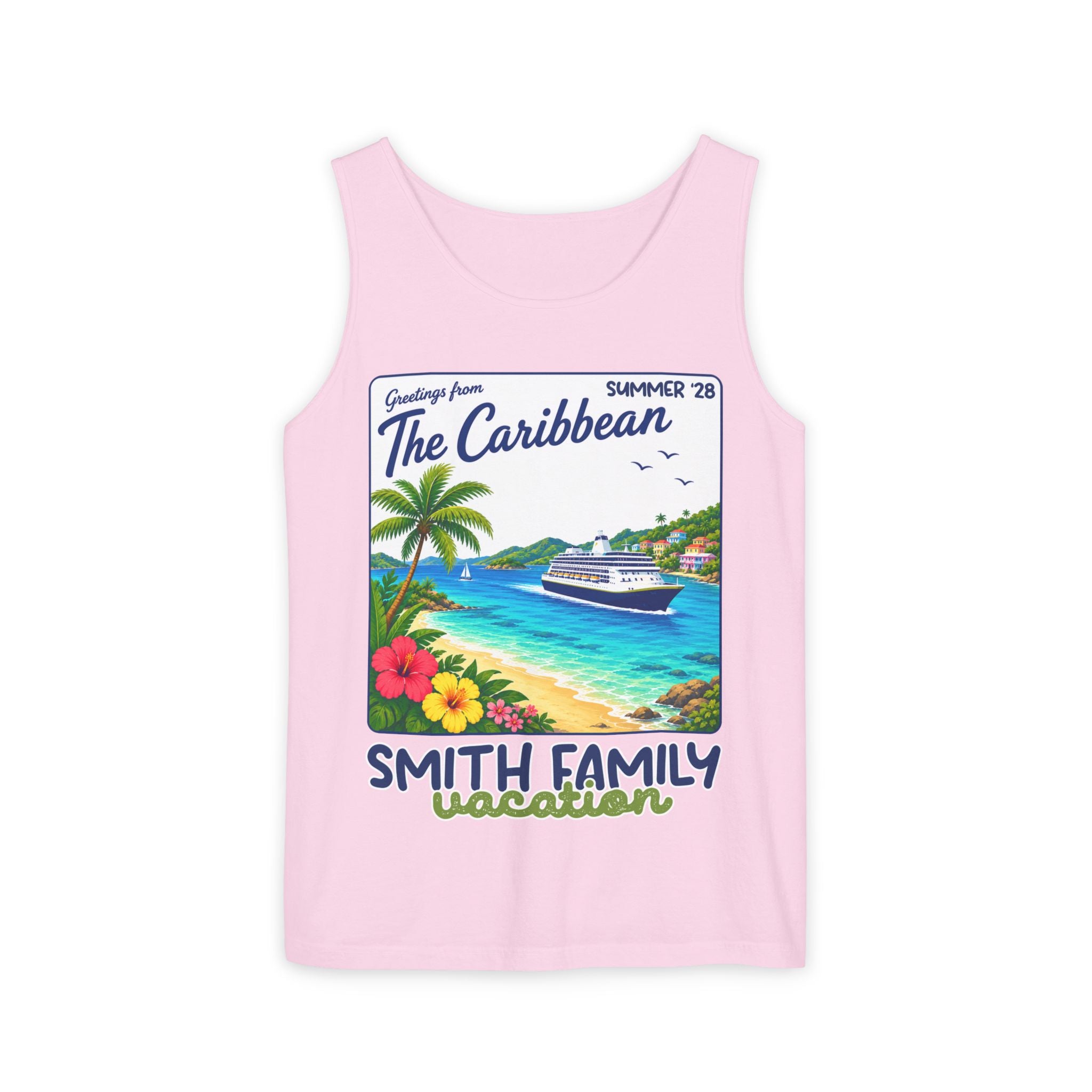 Greetings from the Caribbean Tank Top - Suite Escape