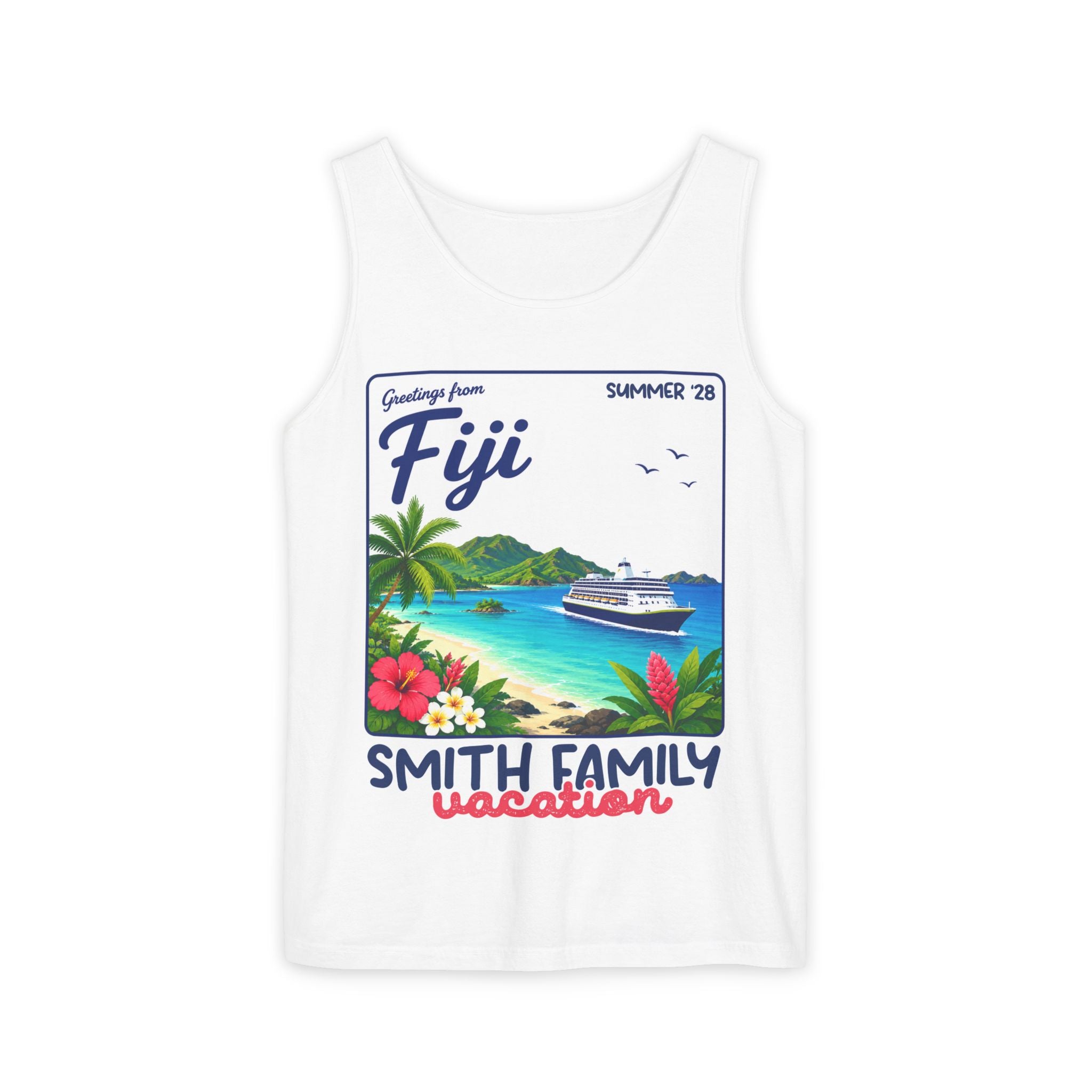 Greetings from Fiji Tank Top - Suite Escape