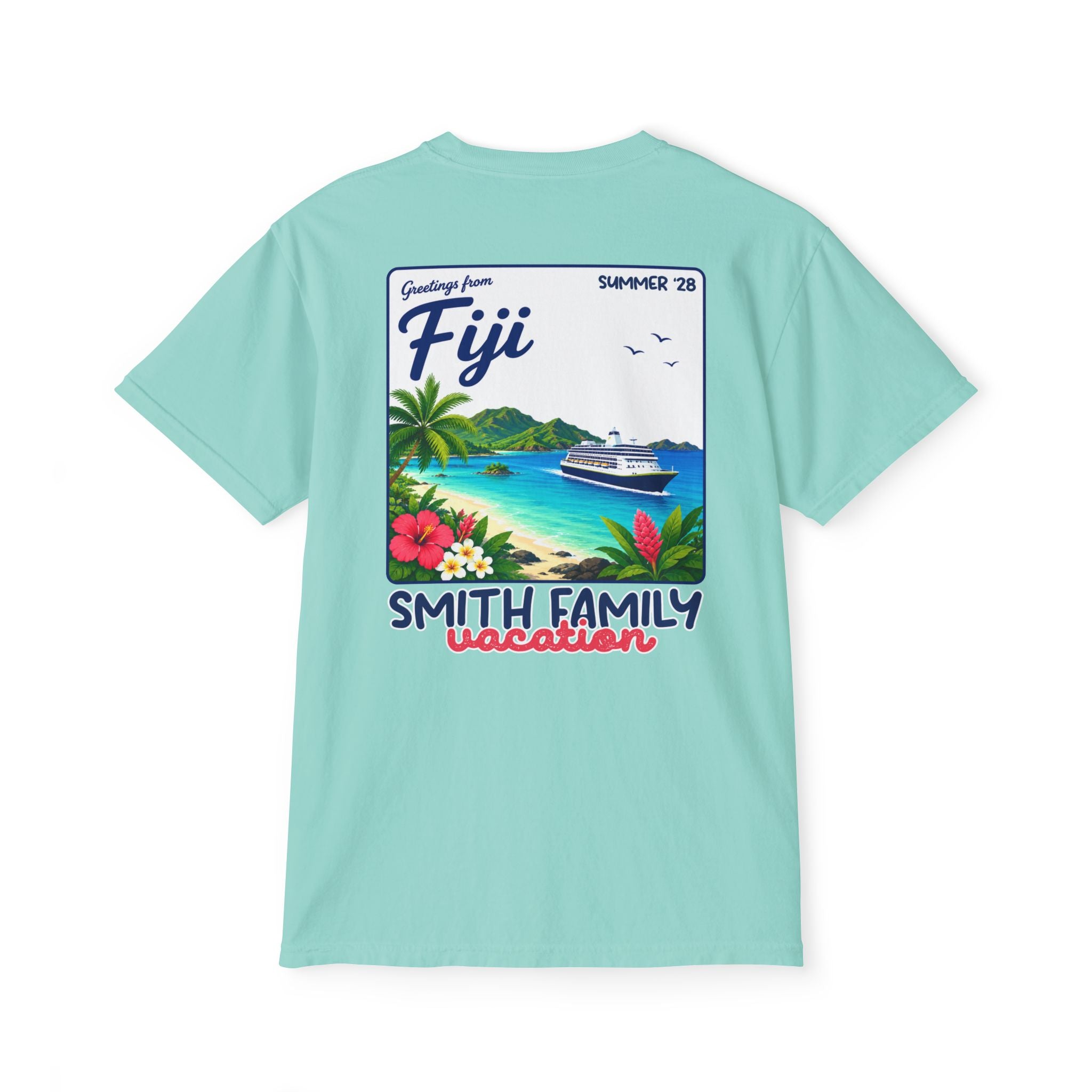 Greetings from Fiji Pocket Tee - Suite Escape