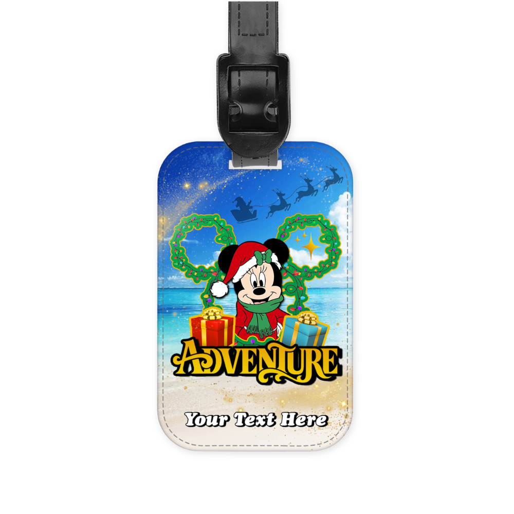 Magical Cruise Line Christmas Luggage Tag - Classic Characters