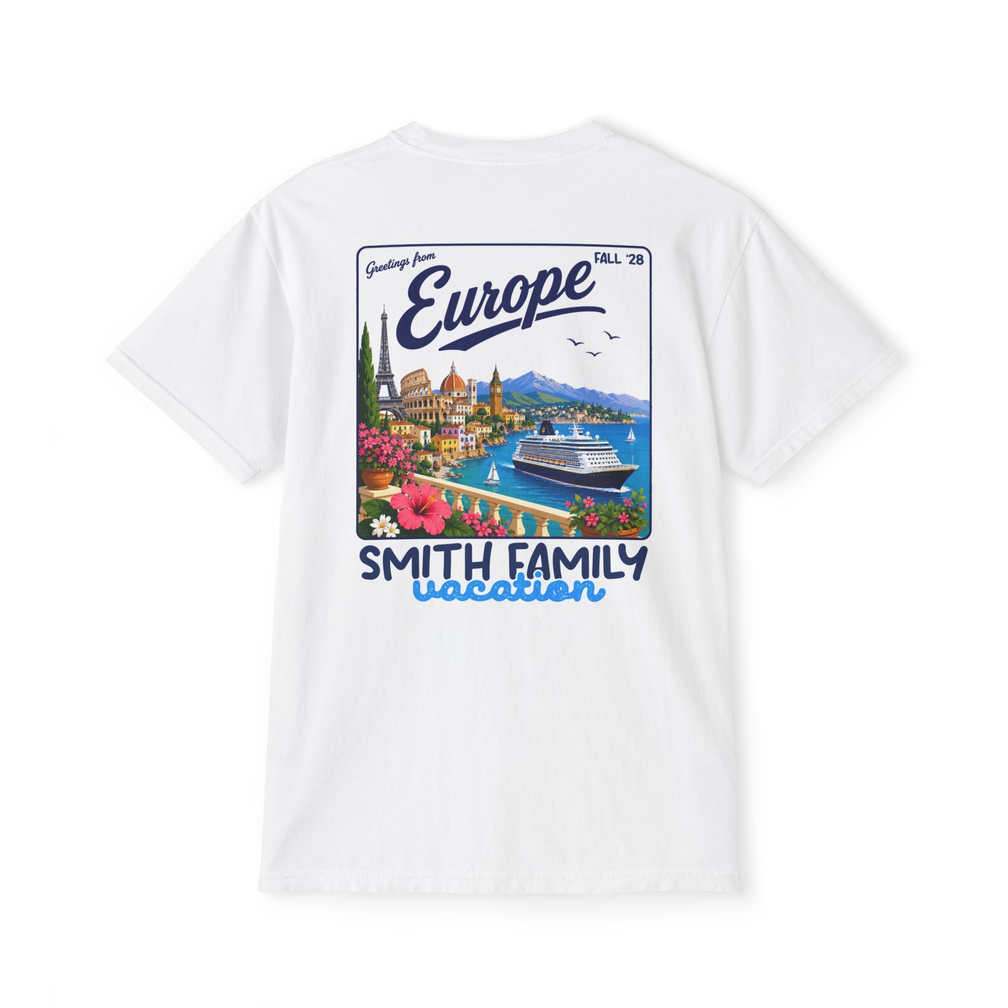 Greetings from Europe Pocket Tee - Suite Escape