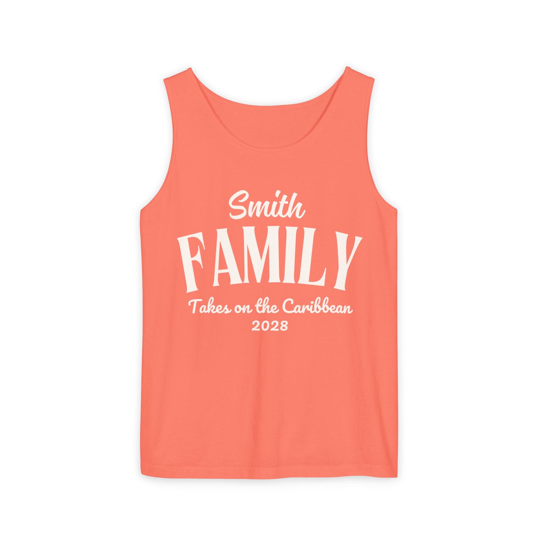 Personalized Script Text Tank Top - Suite Escape