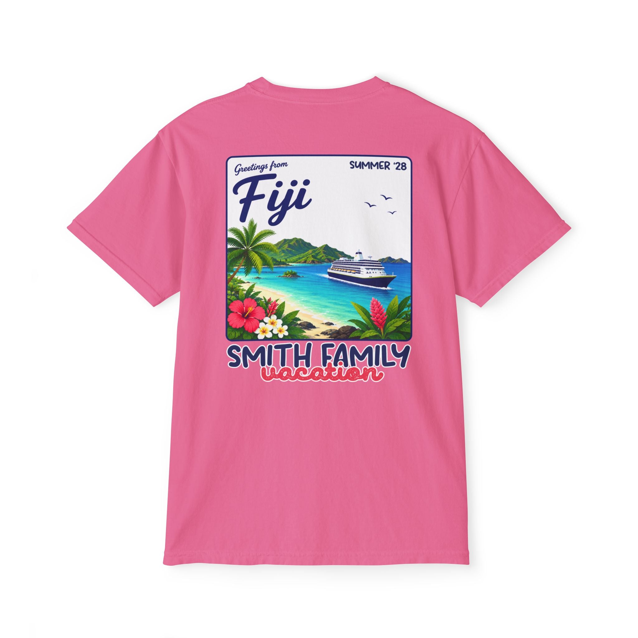 Greetings from Fiji Pocket Tee - Suite Escape