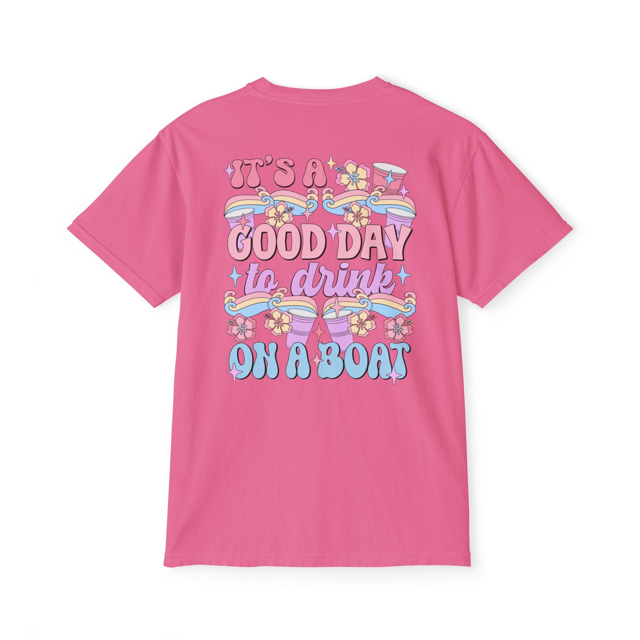Good Day to Drink On a Boat Pocket Tee