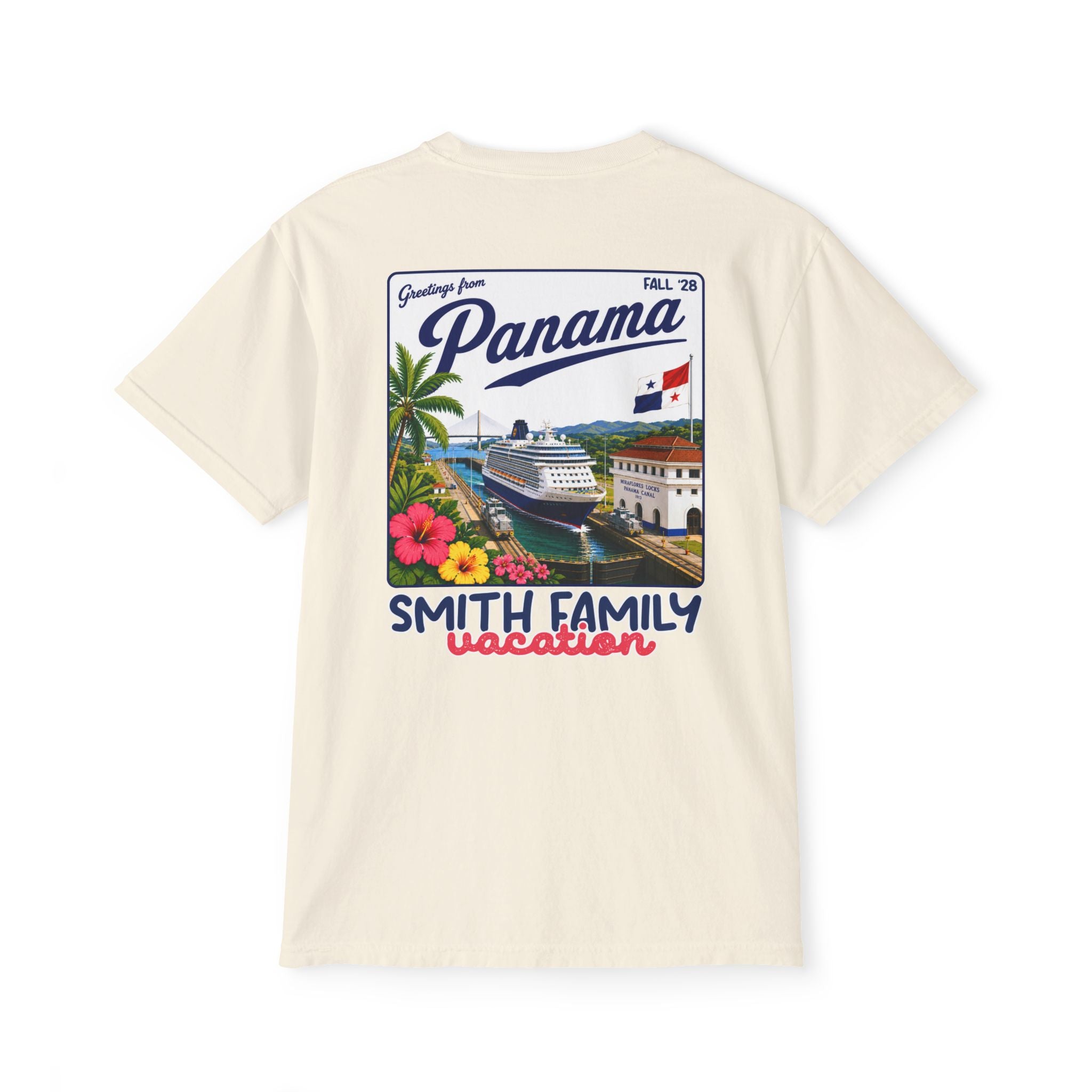 Greetings from Panama Pocket Tee - Suite Escape