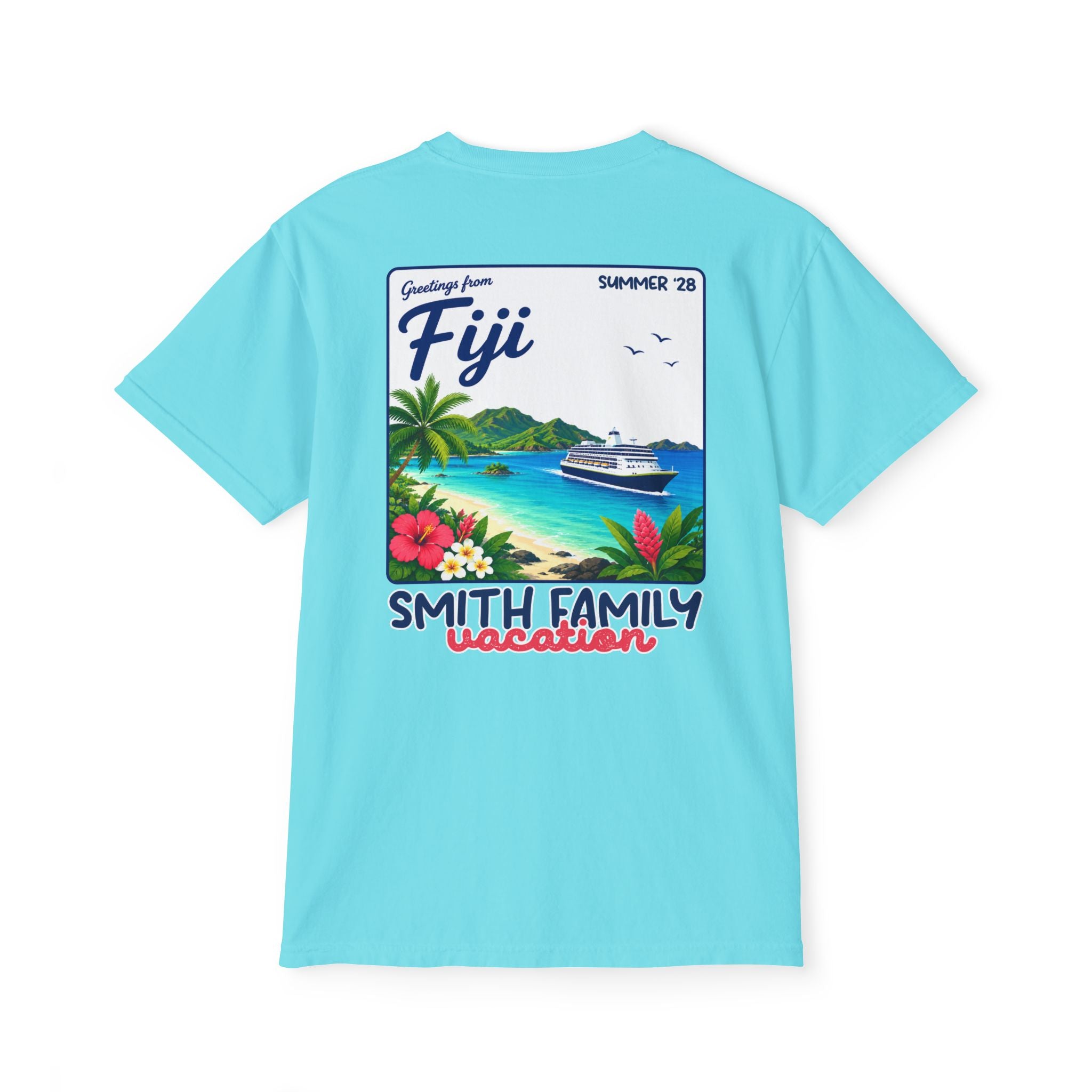 Greetings from Fiji Pocket Tee - Suite Escape