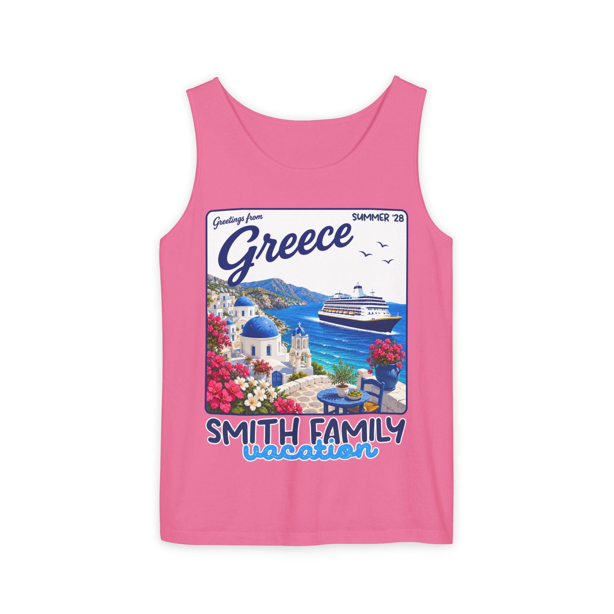 Greetings from Greece Tank Top - Suite Escape