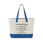 Personalized Zippered Canvas Tote Bag - Suite Escape