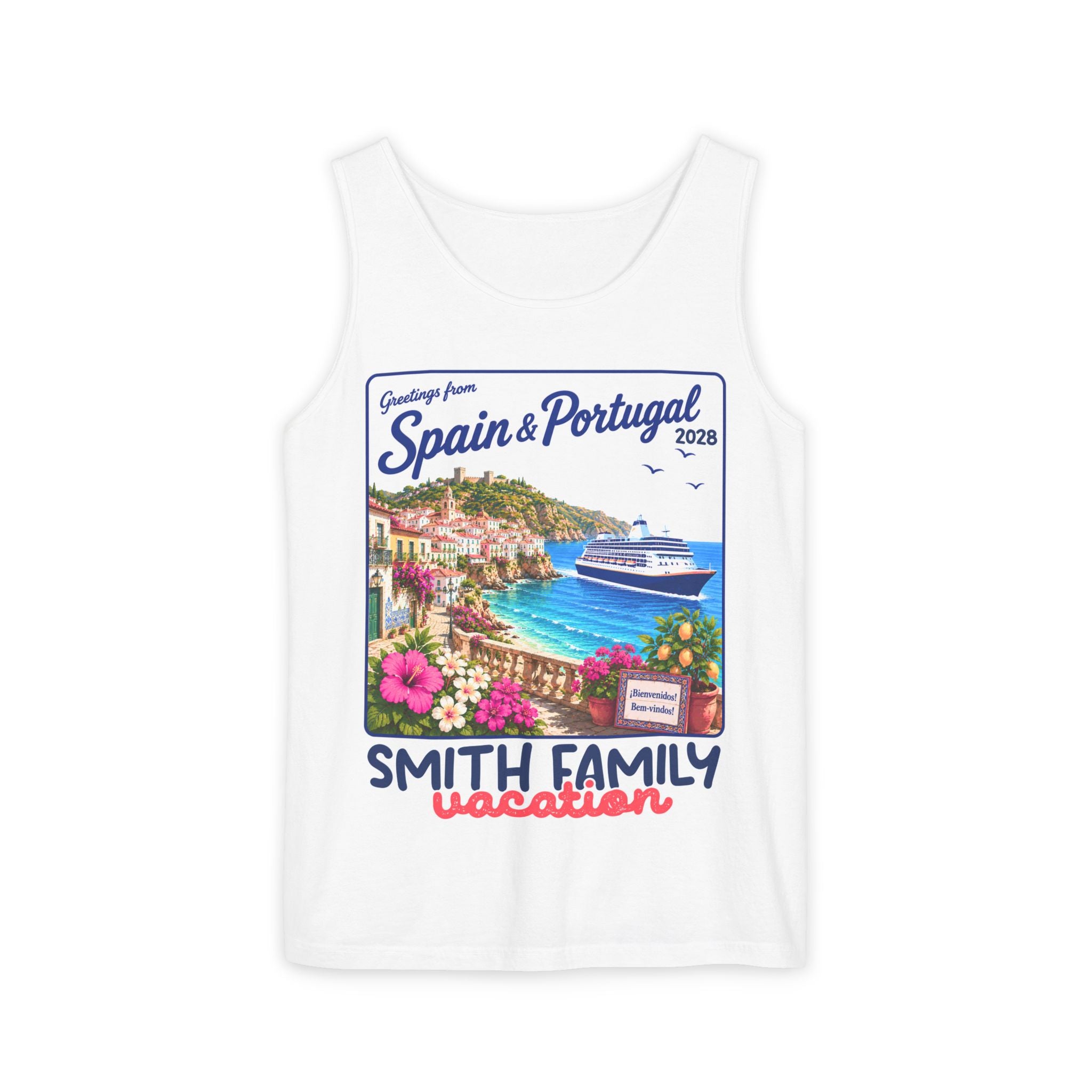 Greetings from Spain & Portugal Tank Top - Suite Escape